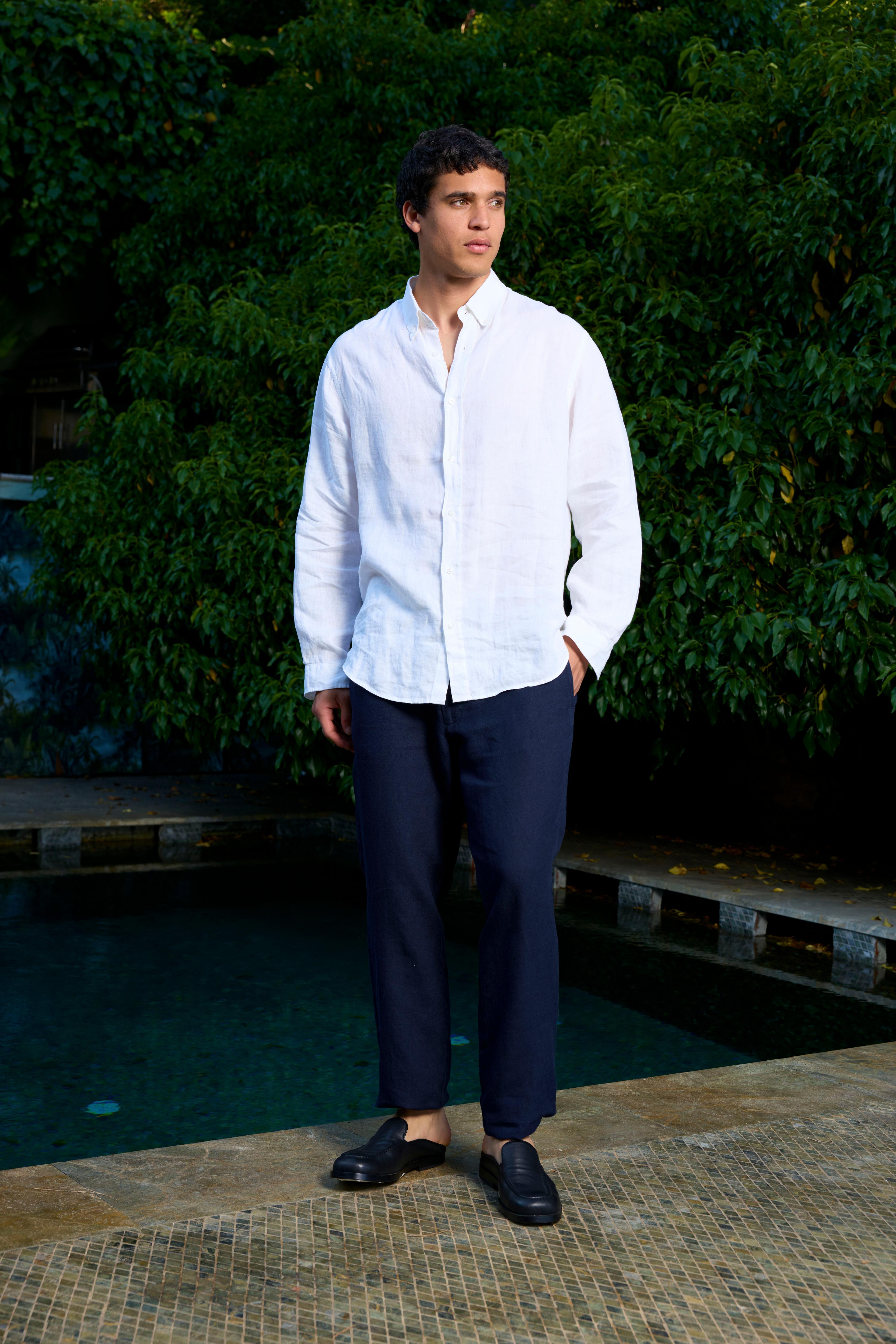 FIORE TROUSERS - Cobalt