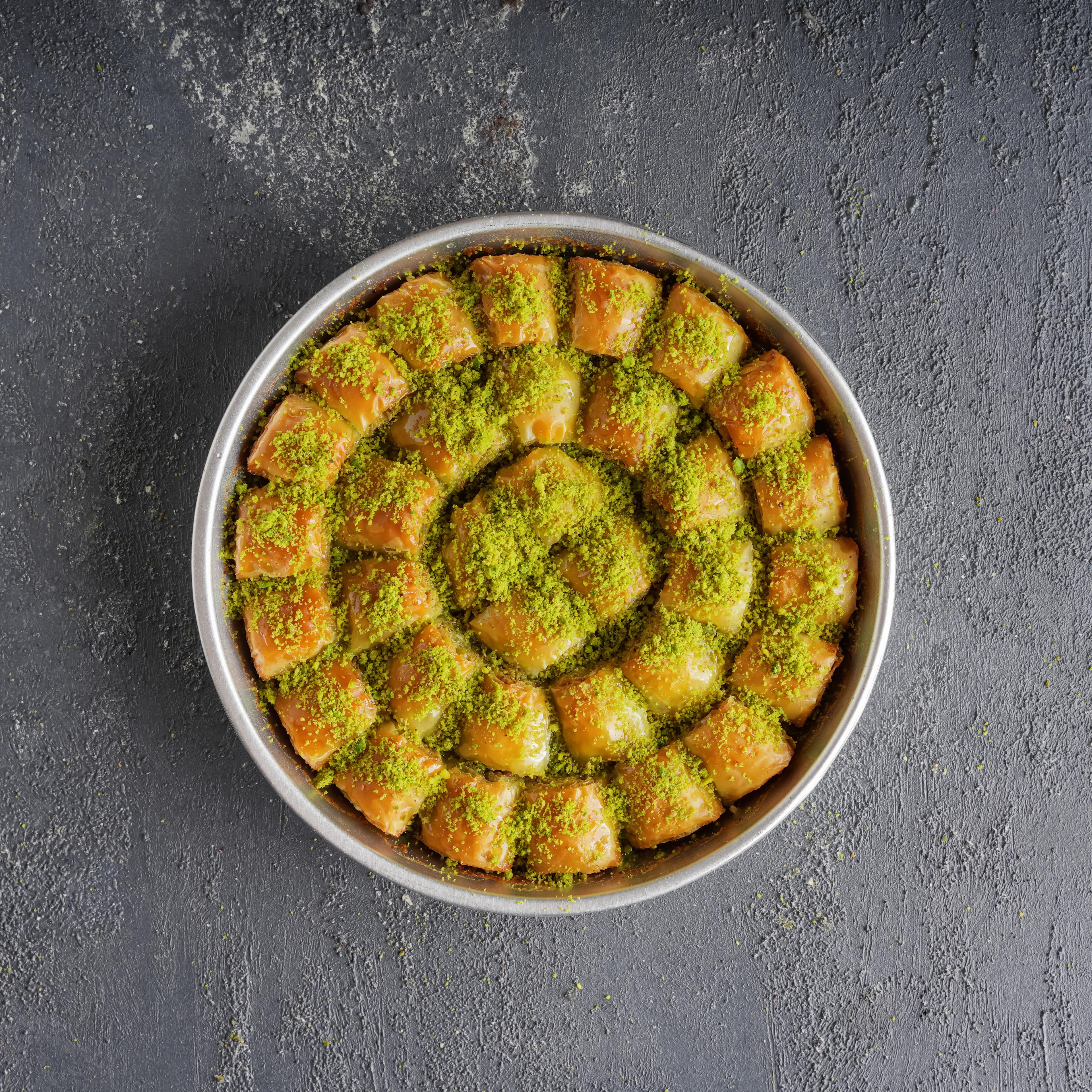 17 Cm Tepside Fıstıklı Adana Baklavası 500 Gr
