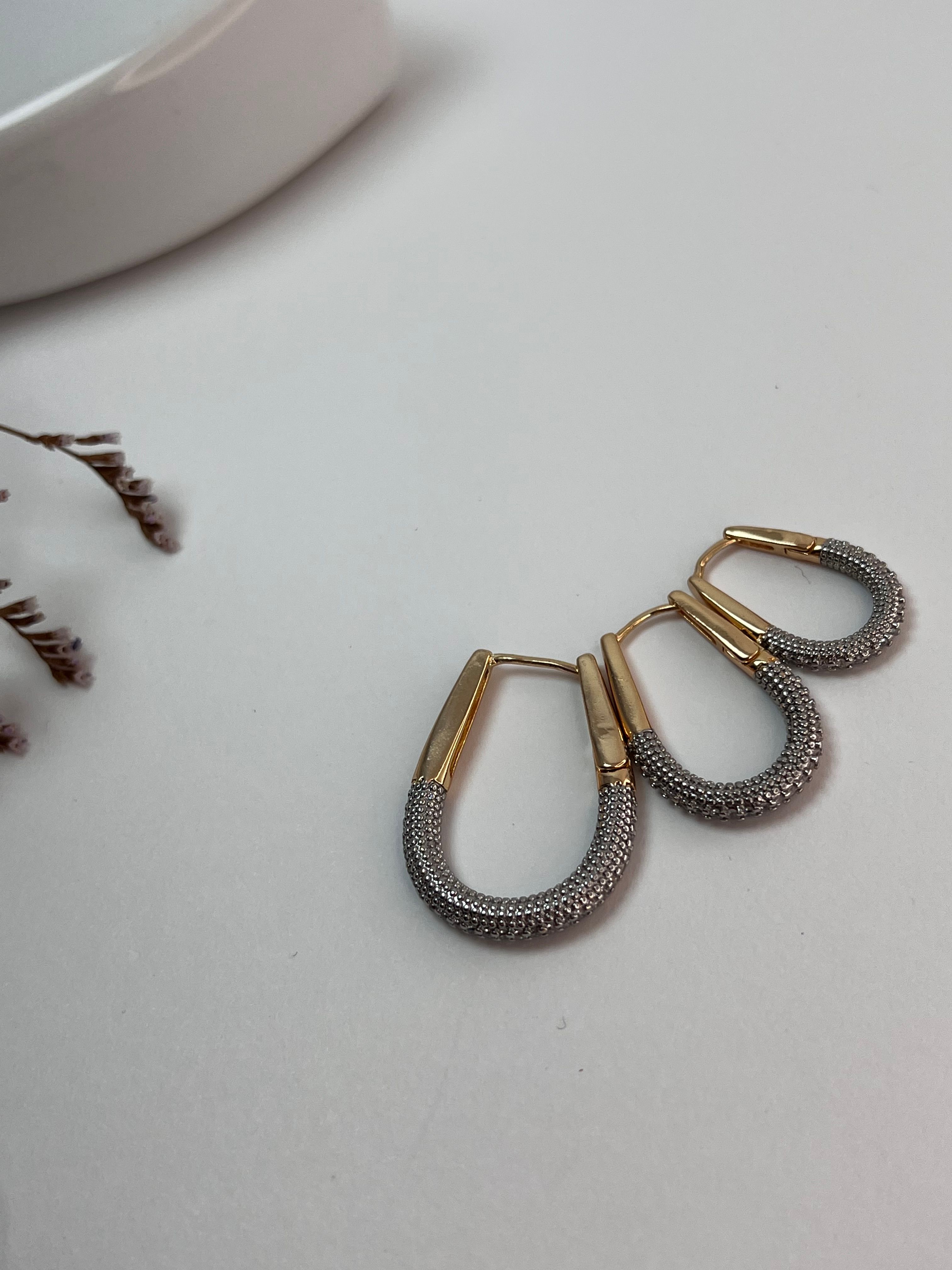 Üçlü Premium Küpe EA0018 