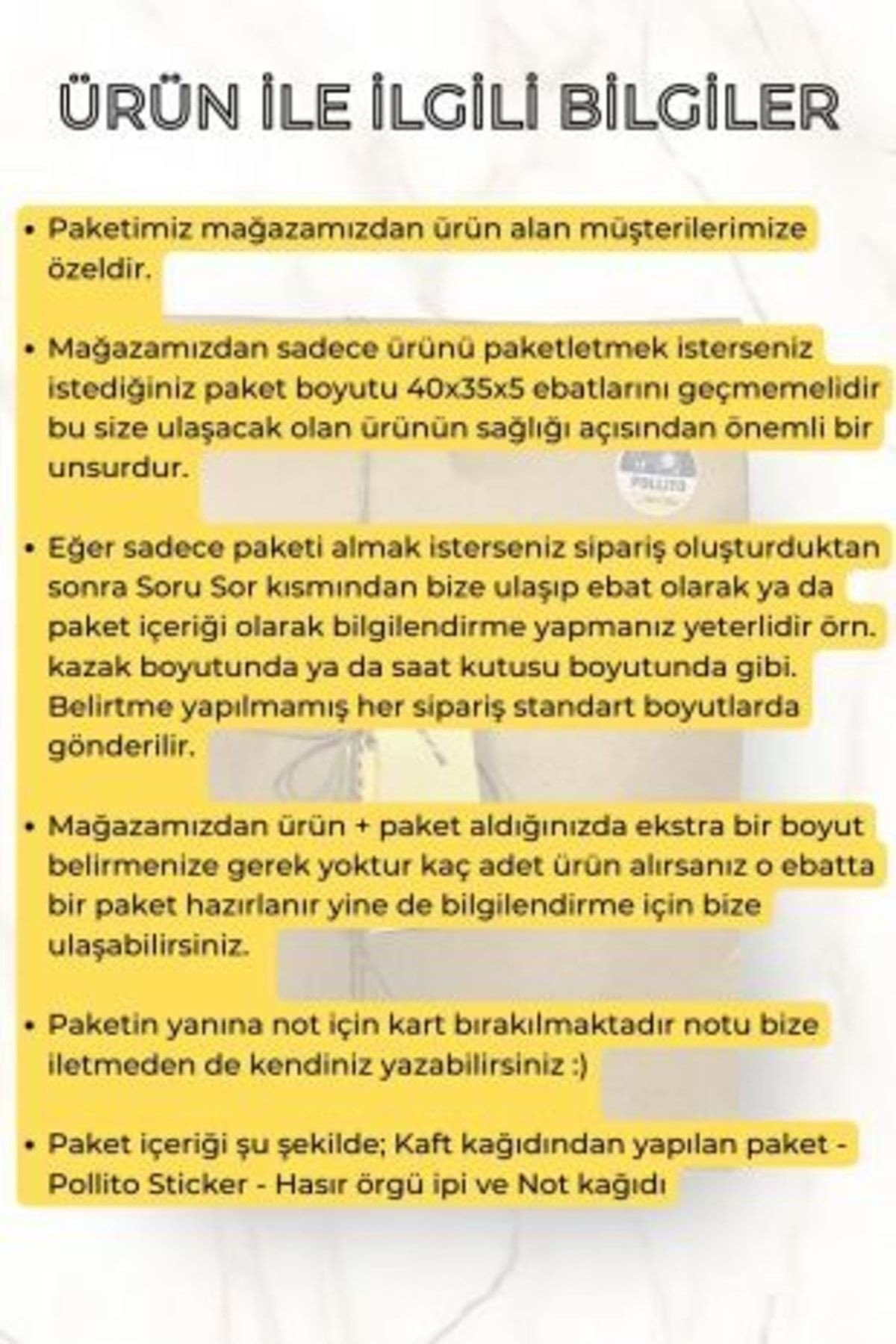 Kraft Kağıdı Hediye Paketi