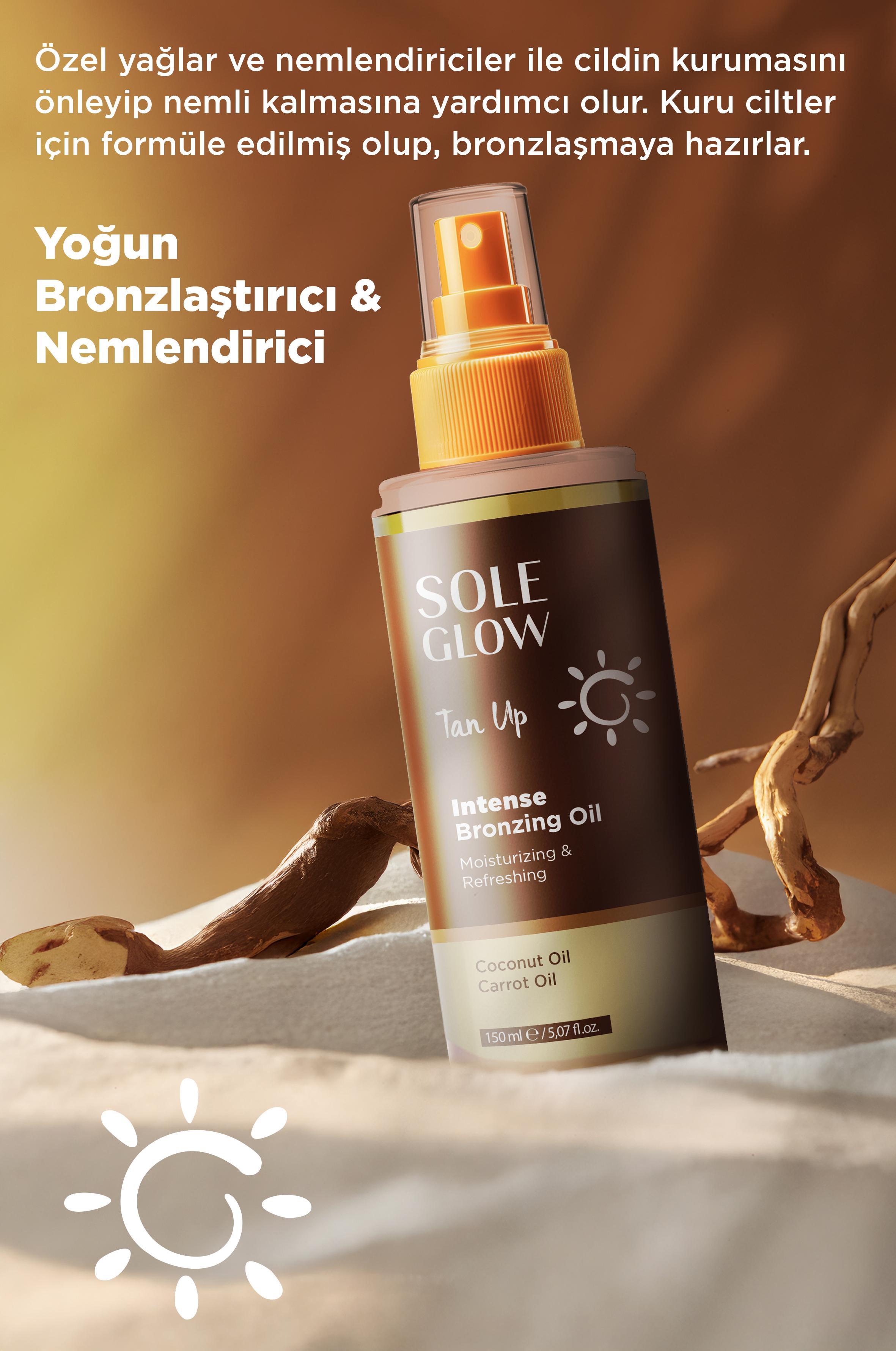 Intense Bronzing Oil 150ml | Yoğun Bronzlaştırıcı Yağ | Nemlendirici & Canlandırıcı