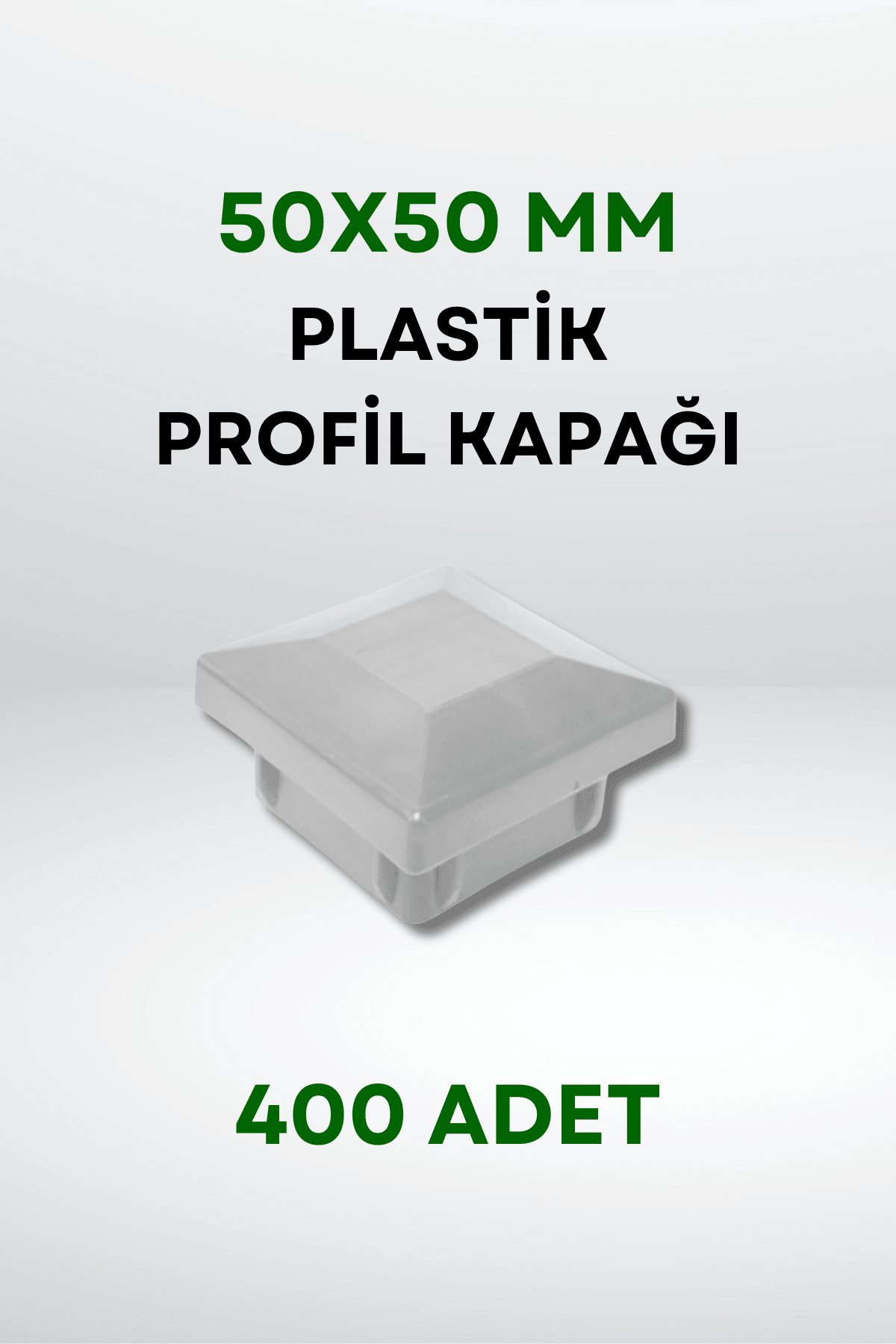 Plastik Profil Kapağı 50x50 MM (400 Adet)