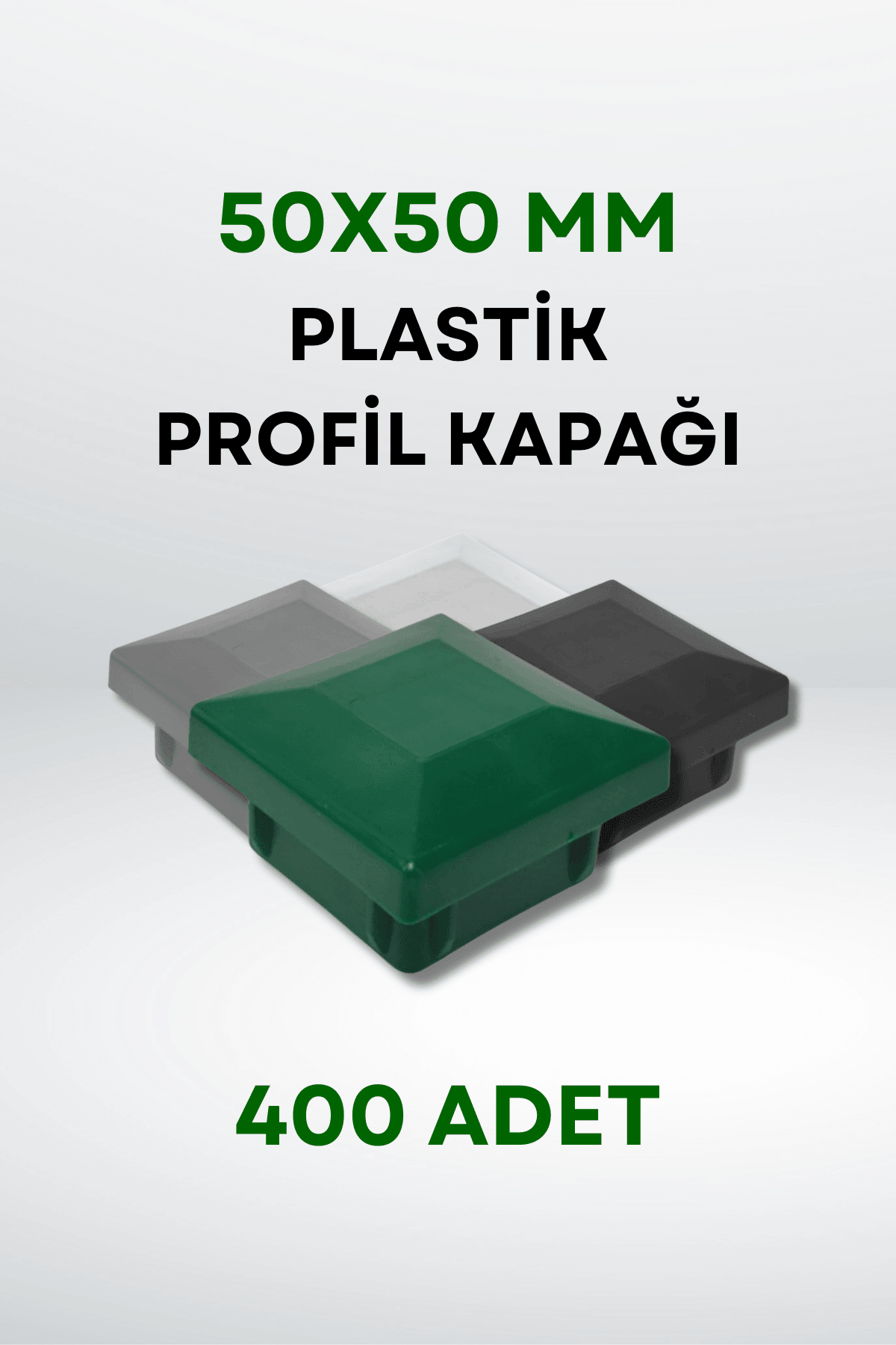 Plastik Profil Kapağı 50x50 MM (400 Adet)