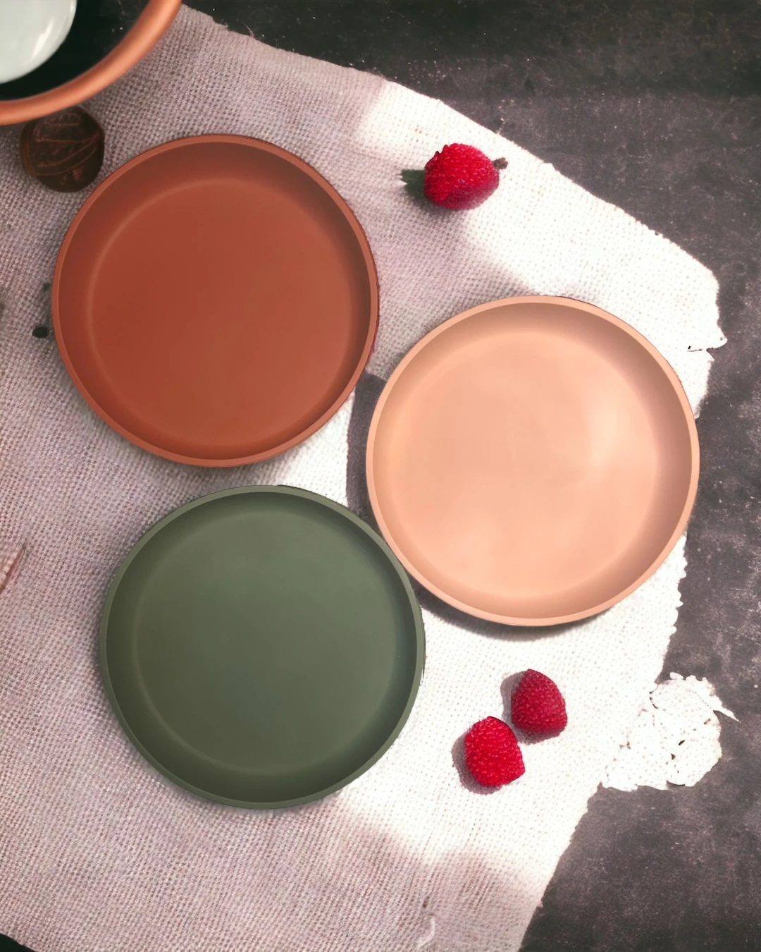 Silikon Yuvarlak Tabak - 400 mL