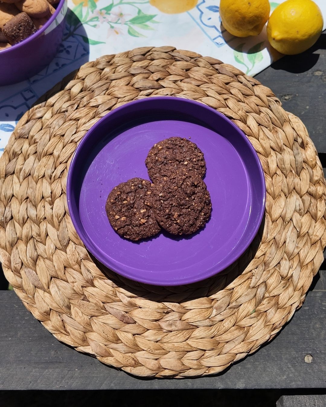 Harım %100 Medikal Silikon Tabak | 20 cm | Kaydırmaz, Hijyenik, Doğa Dostu - mor