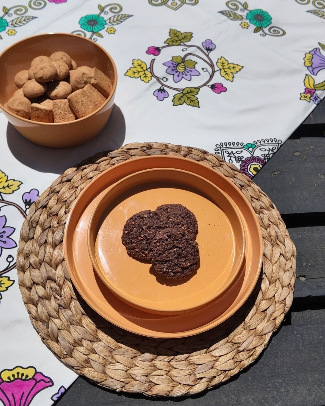 Harım %100 Medikal Silikon Tabak | 20 cm | Kaydırmaz, Hijyenik, Doğa Dostu - Kayısı
