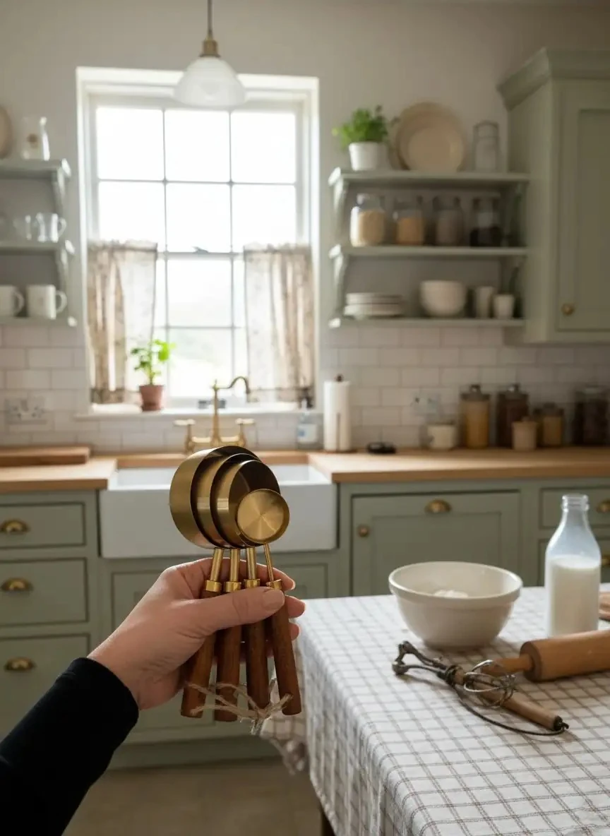 4 LÜ AHŞAP SAPLI ÖLÇÜ KAŞIĞI