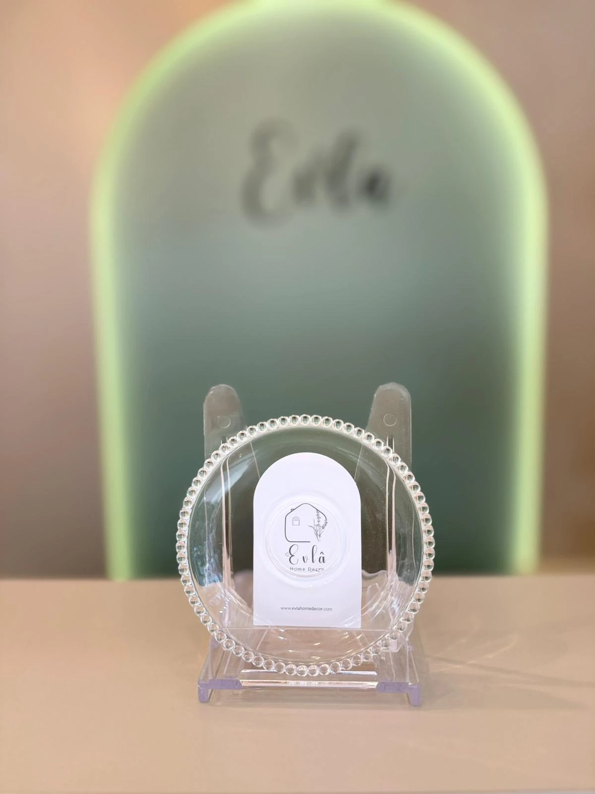 6 LI CAM BONCUK KENARLI ÇAY TABAĞI