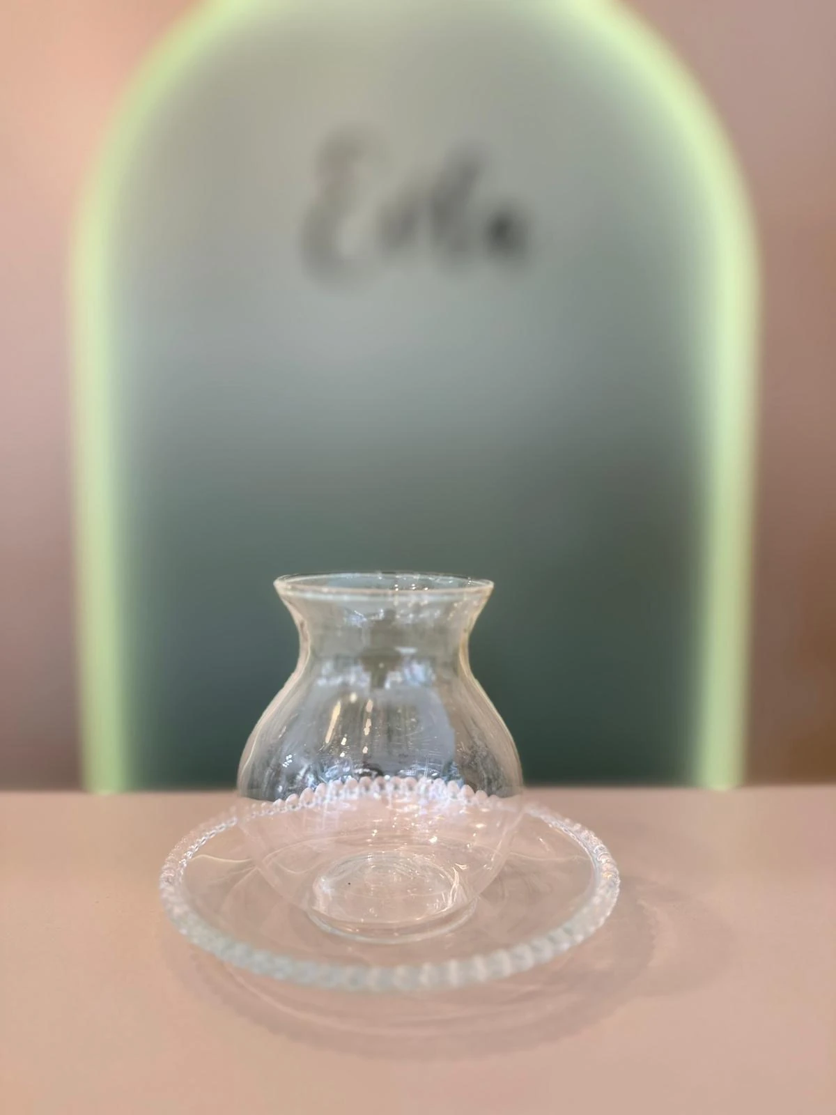 6 LI CAM BONCUK KENARLI ÇAY TABAĞI