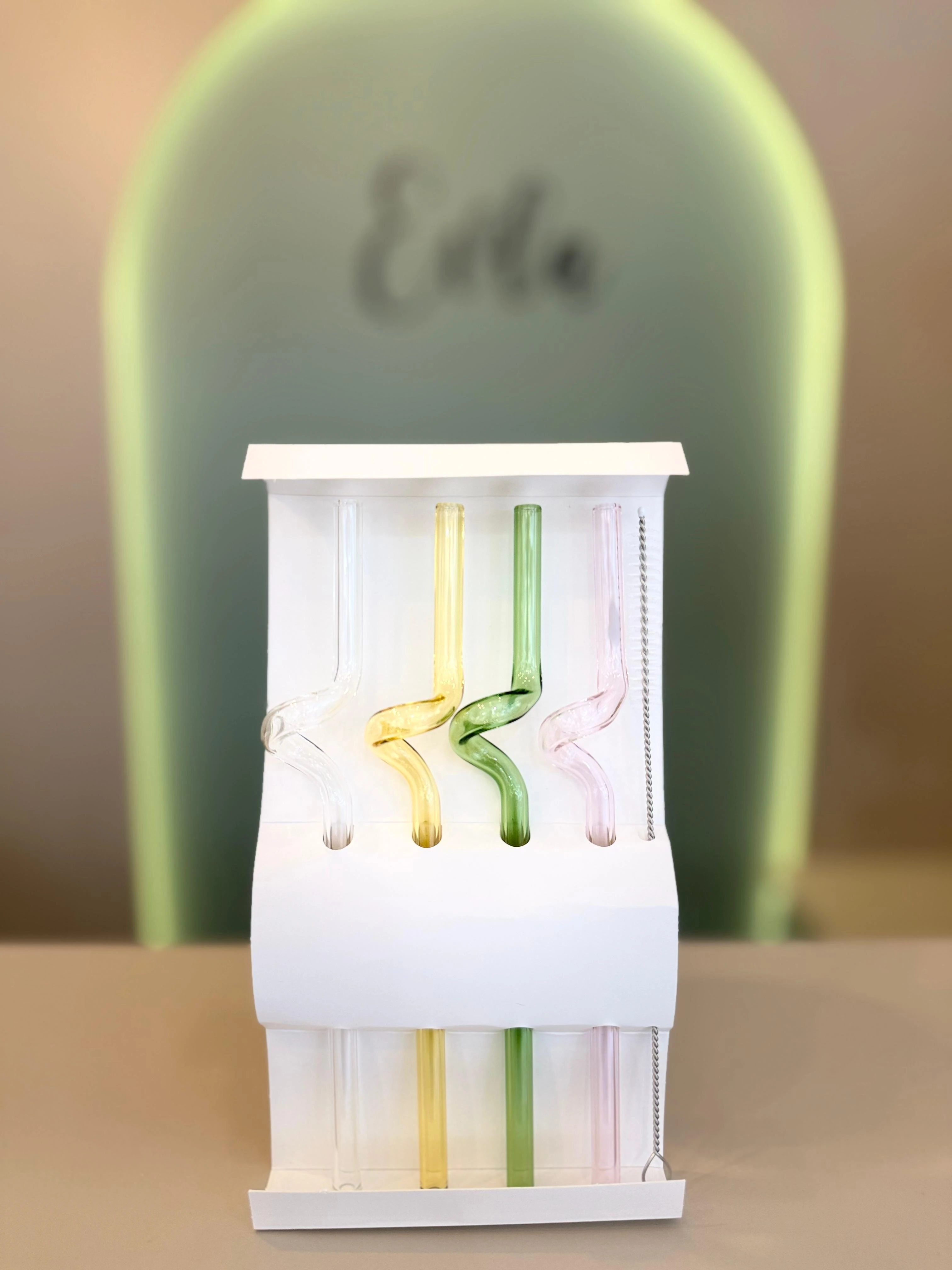 RENKLİ BURGULU 4LÜ CAM PİPET