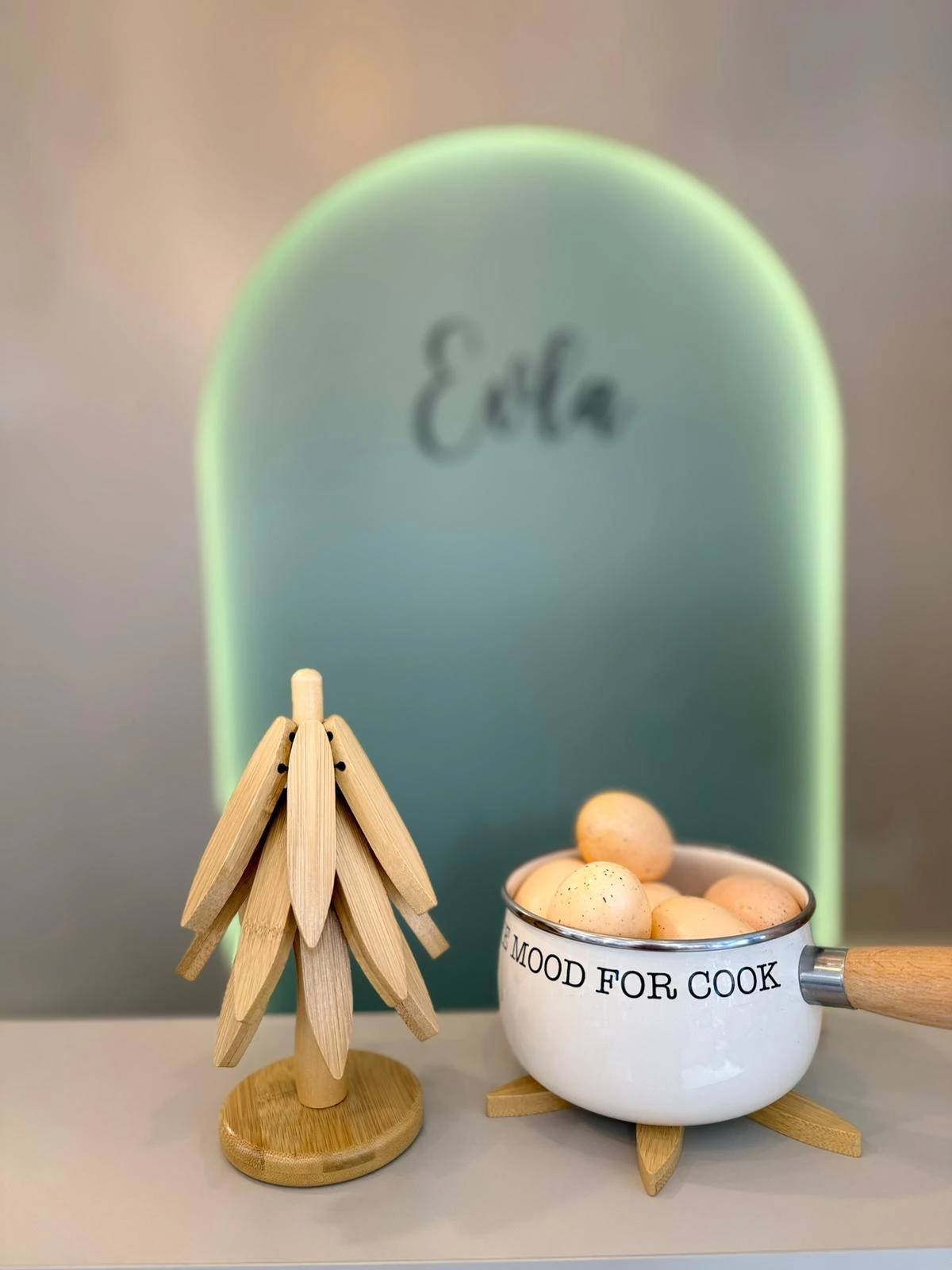 BAMBU DEKORATİF 4 LÜ NİHALE SETİ