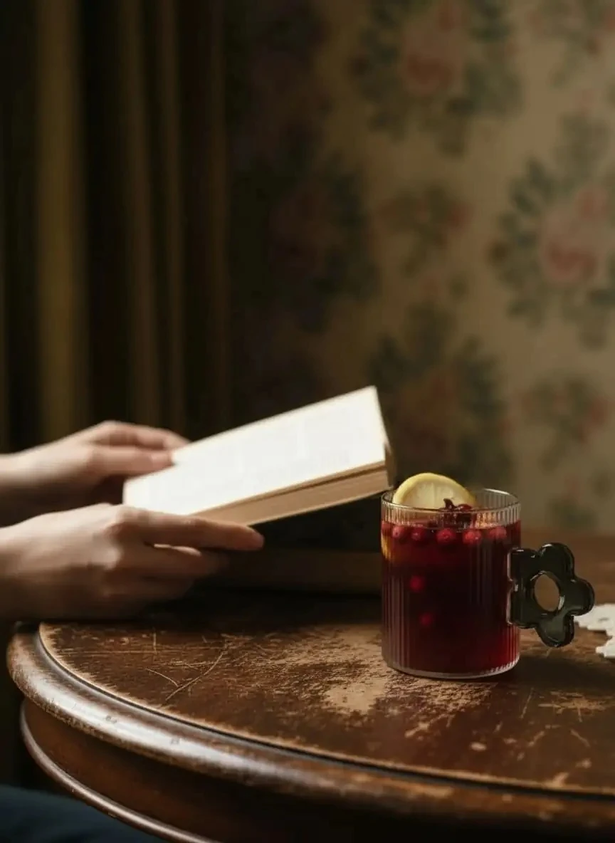 ÇİÇEK KULPLU CAM KUPA