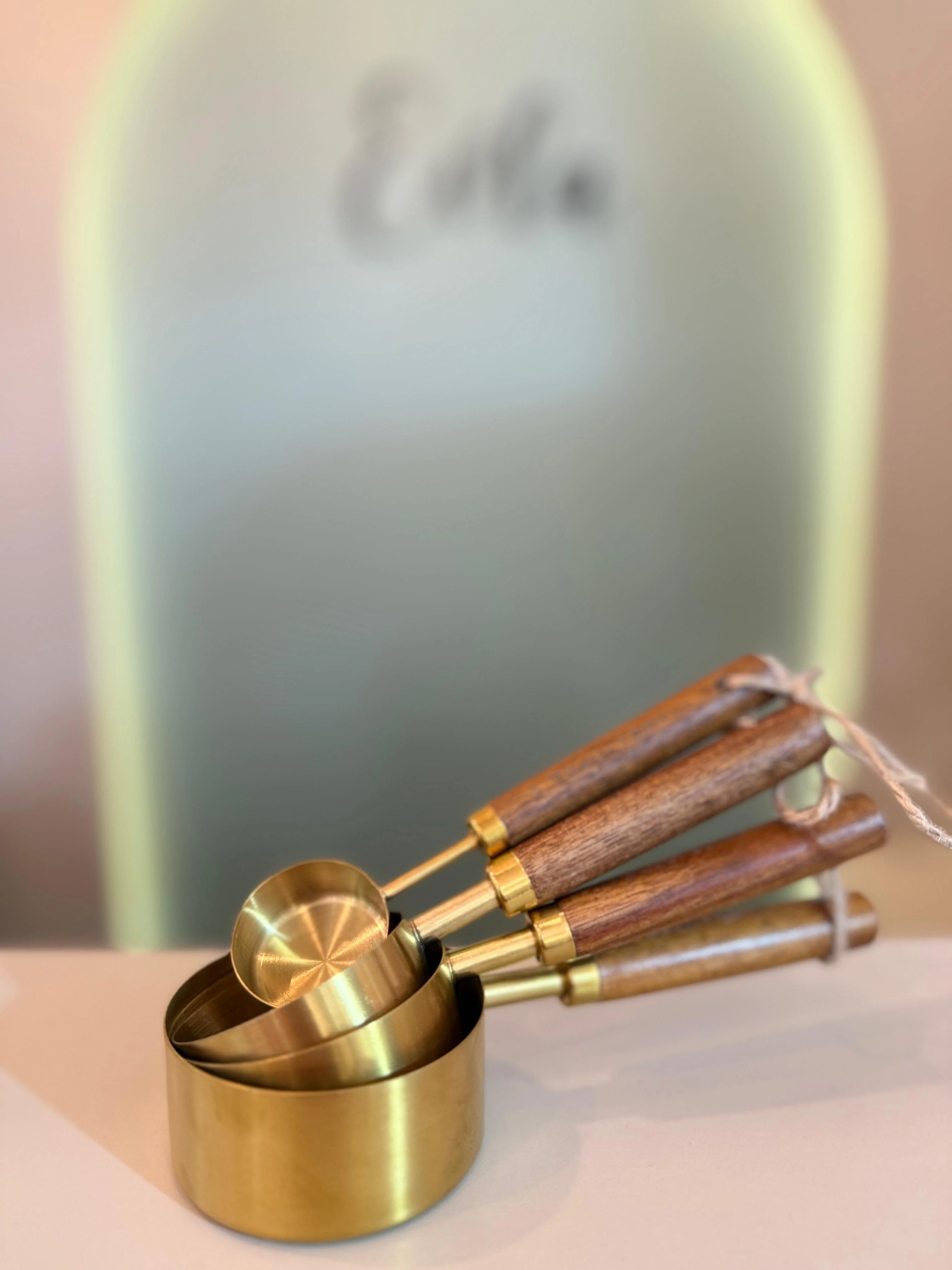 4 LÜ AHŞAP SAPLI ÖLÇÜ KAŞIĞI