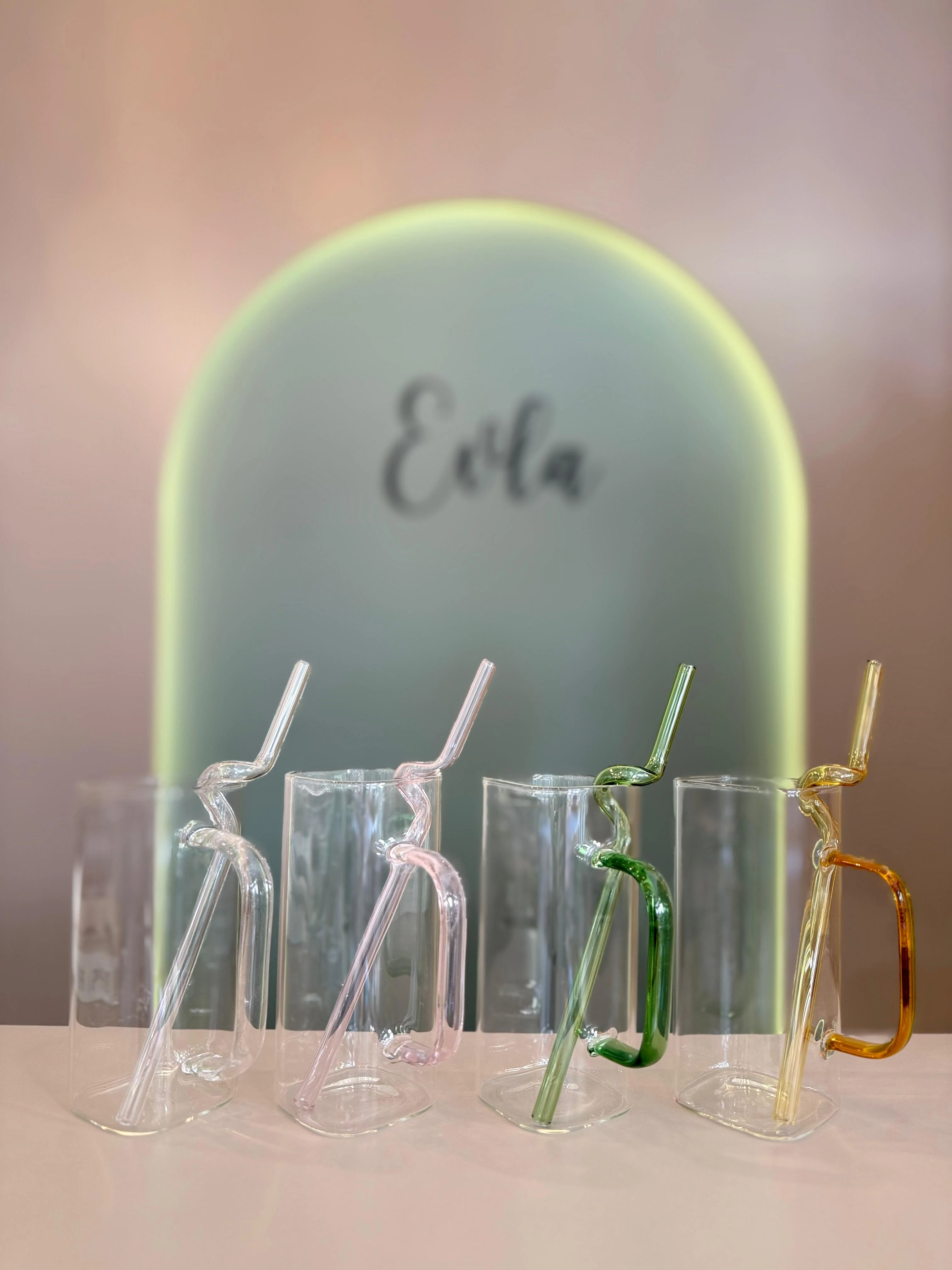 RENKLİ BURGULU 4LÜ CAM PİPET