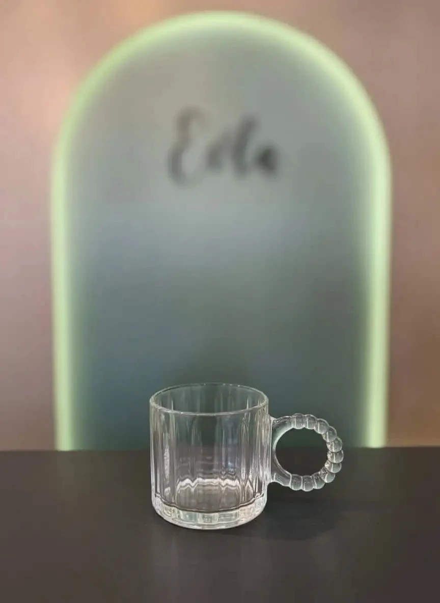 CAM BONCUK KULPLU KUPA