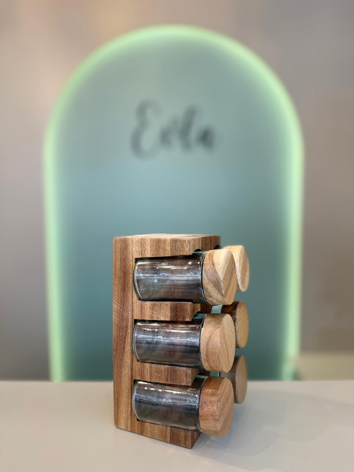 AKASYA STANDLI 6 LI BAHARATLIK SETİ