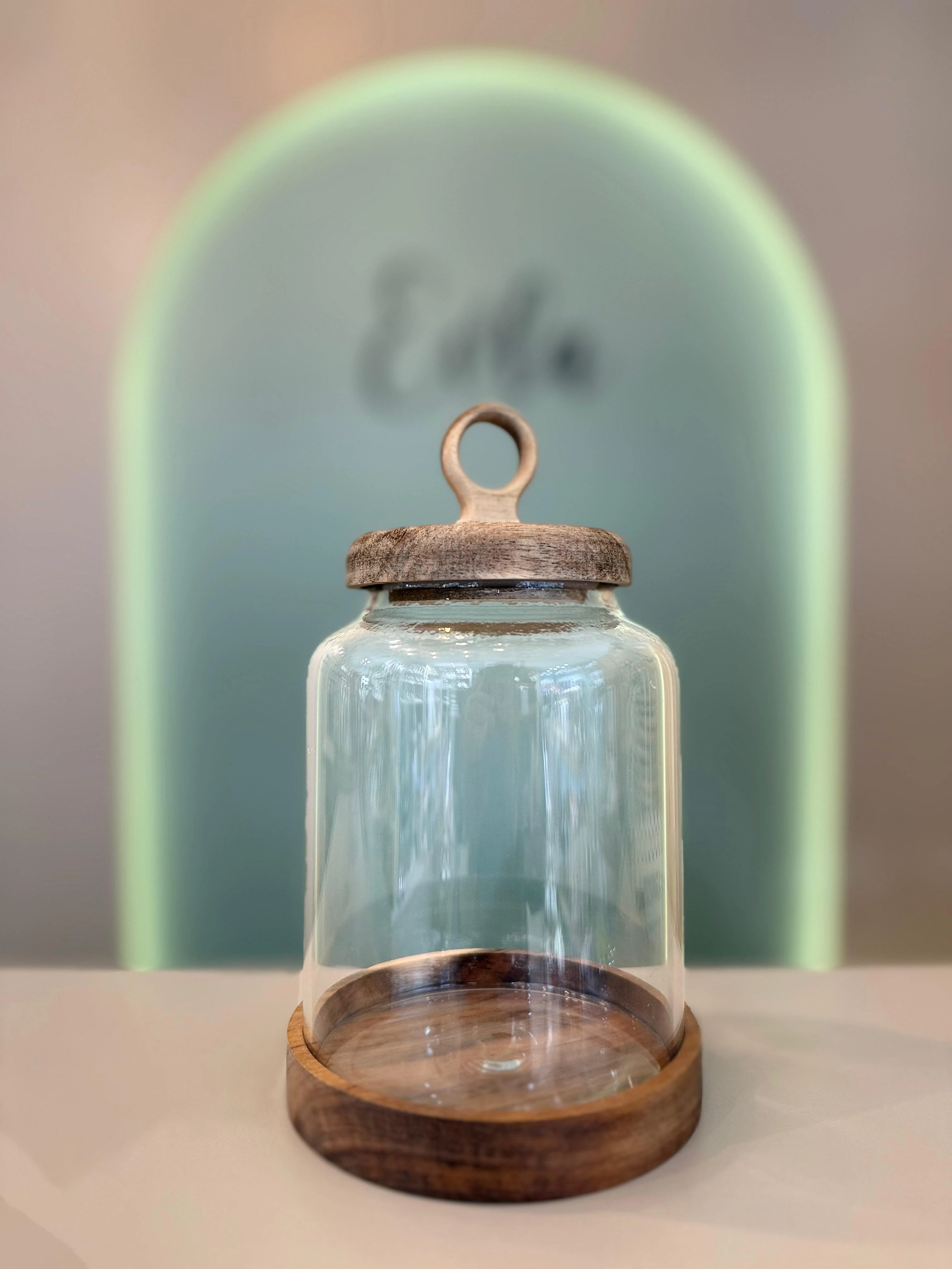 LILY AKASYA KAPAK VE ALTLIKLI 1100ML KAVANOZ