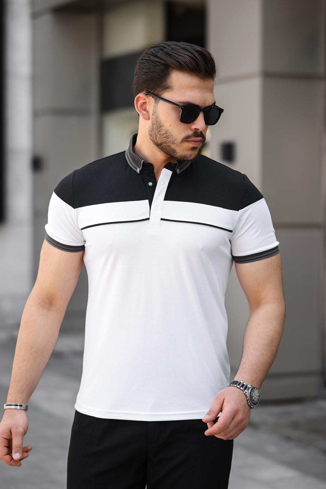 Erkek Siyah Beyaz Tshirt