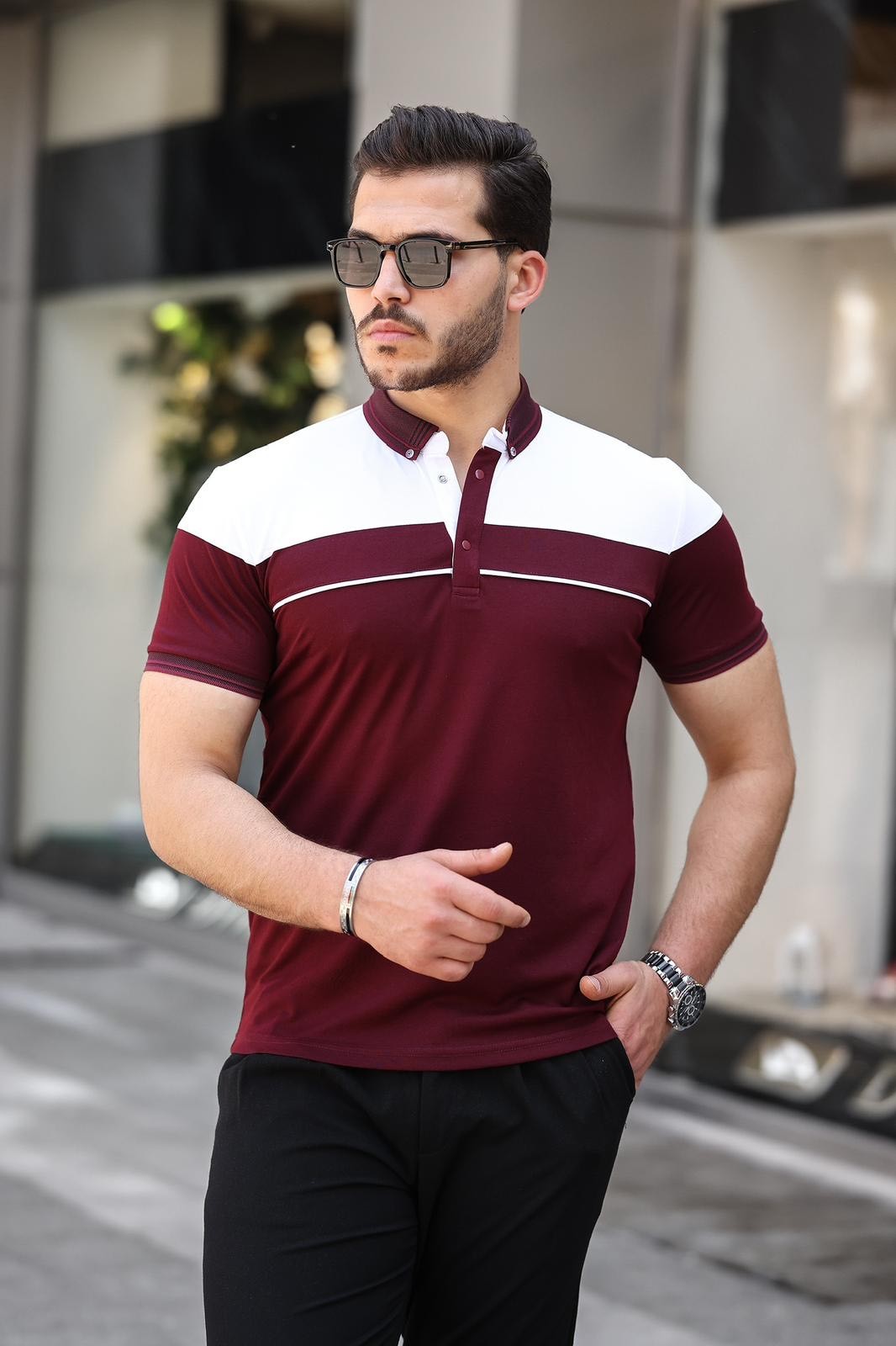 Bordo-Beyaz