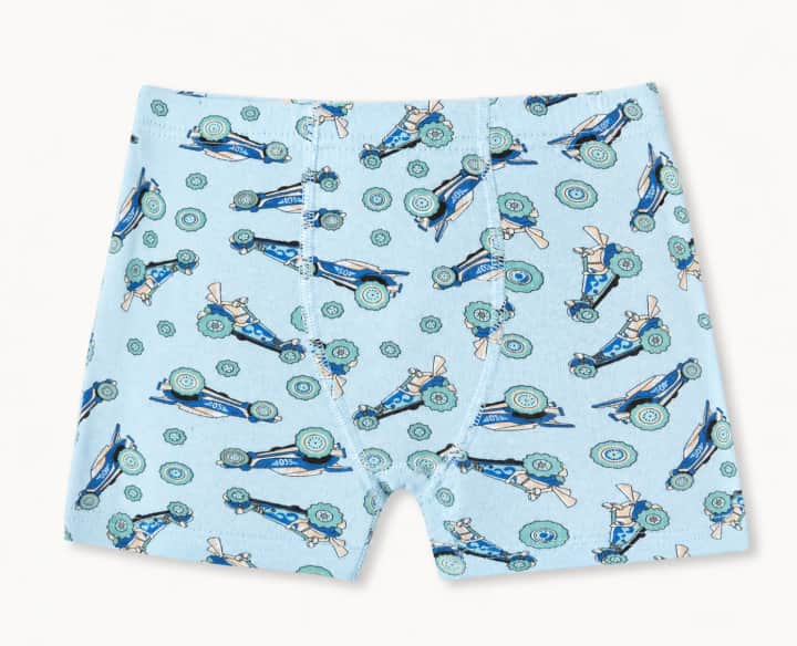 Erkek Çocuk Açık Mavi Uçaklar Desenli Pamuklu Boxer – görsel 4