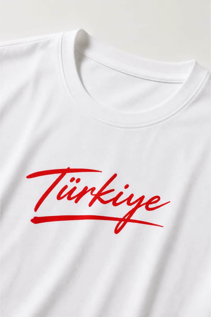 İncili Tekstil Türkiye Temalı Dünya Kupası Baskılı Slim Fit Erkek Tişört %100 Pamuklu Penye Dijital Baskı - Beyaz Baskı 4 – görsel 3