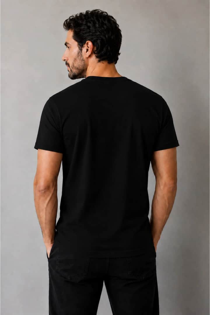 İncili Tekstil Türkiye Temalı Dünya Kupası Baskılı Slim Fit Erkek Tişört %100 Pamuklu Penye Dijital Baskı - Siyah Baskı 8 – görsel 2