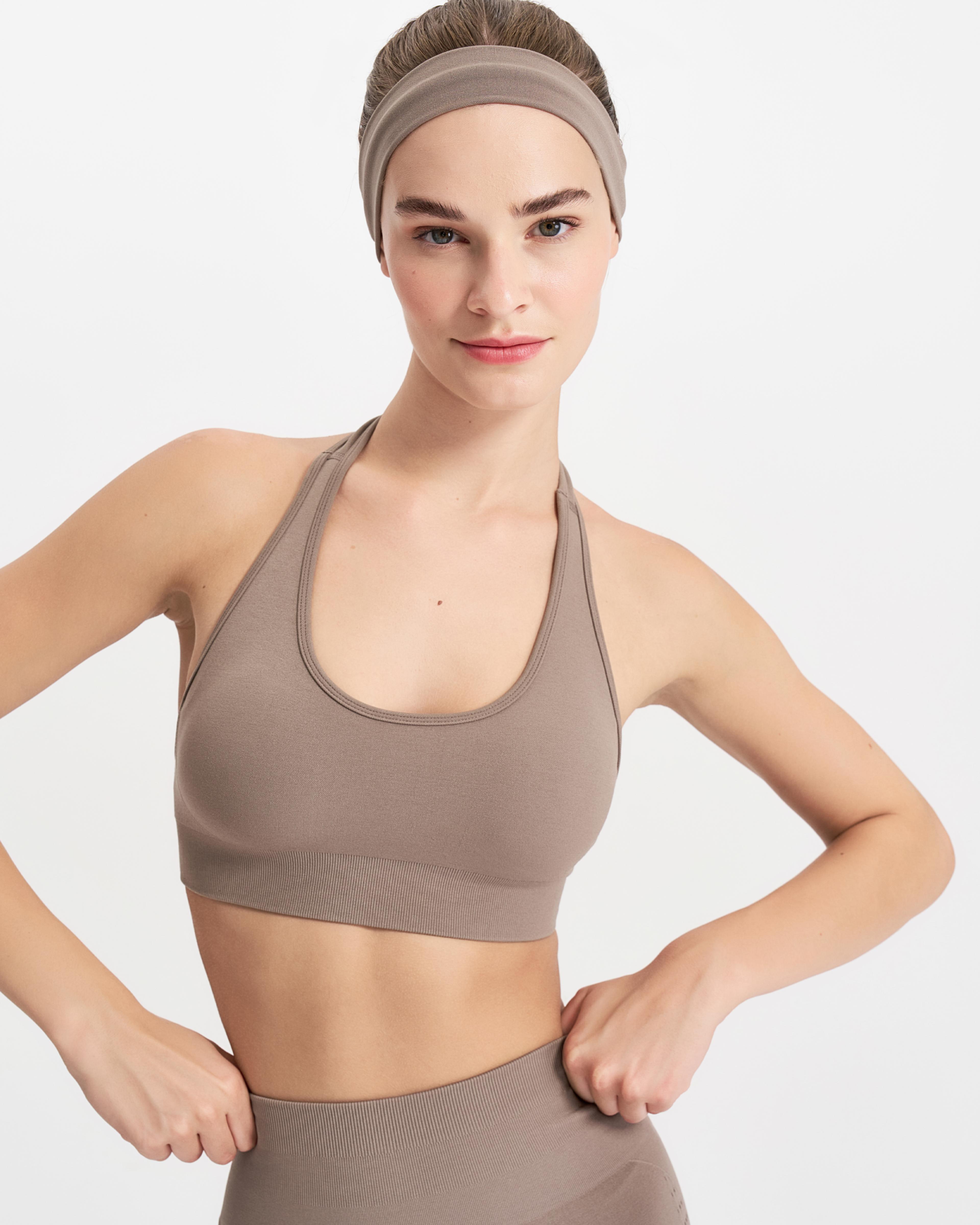 HALTER BRA - MOCHA