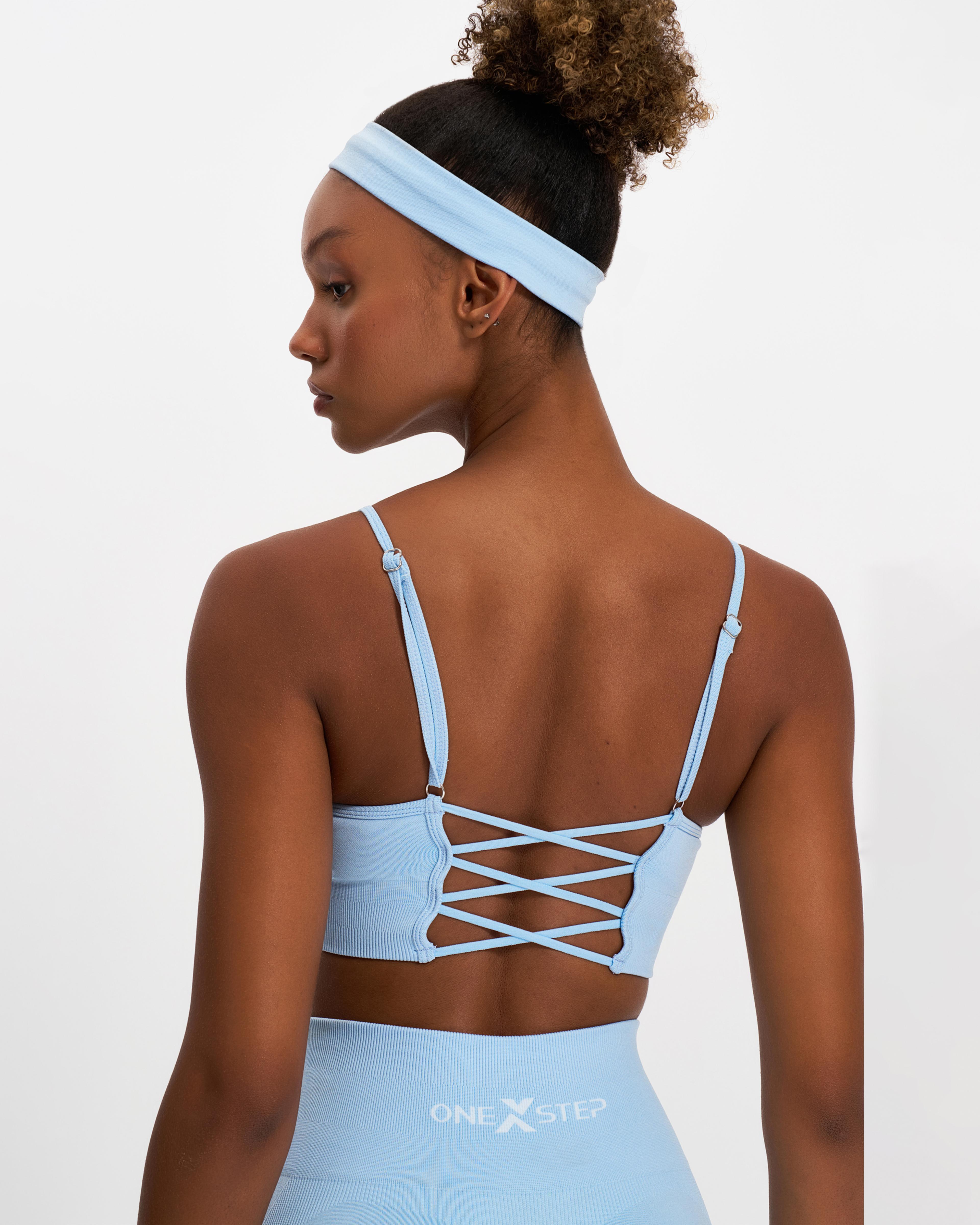 STRAPPY BRA - Baby Blue