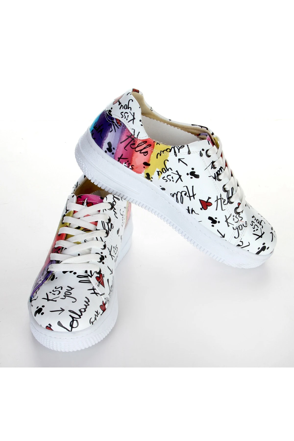 7370 Hello Kiss You Desen Sneakers