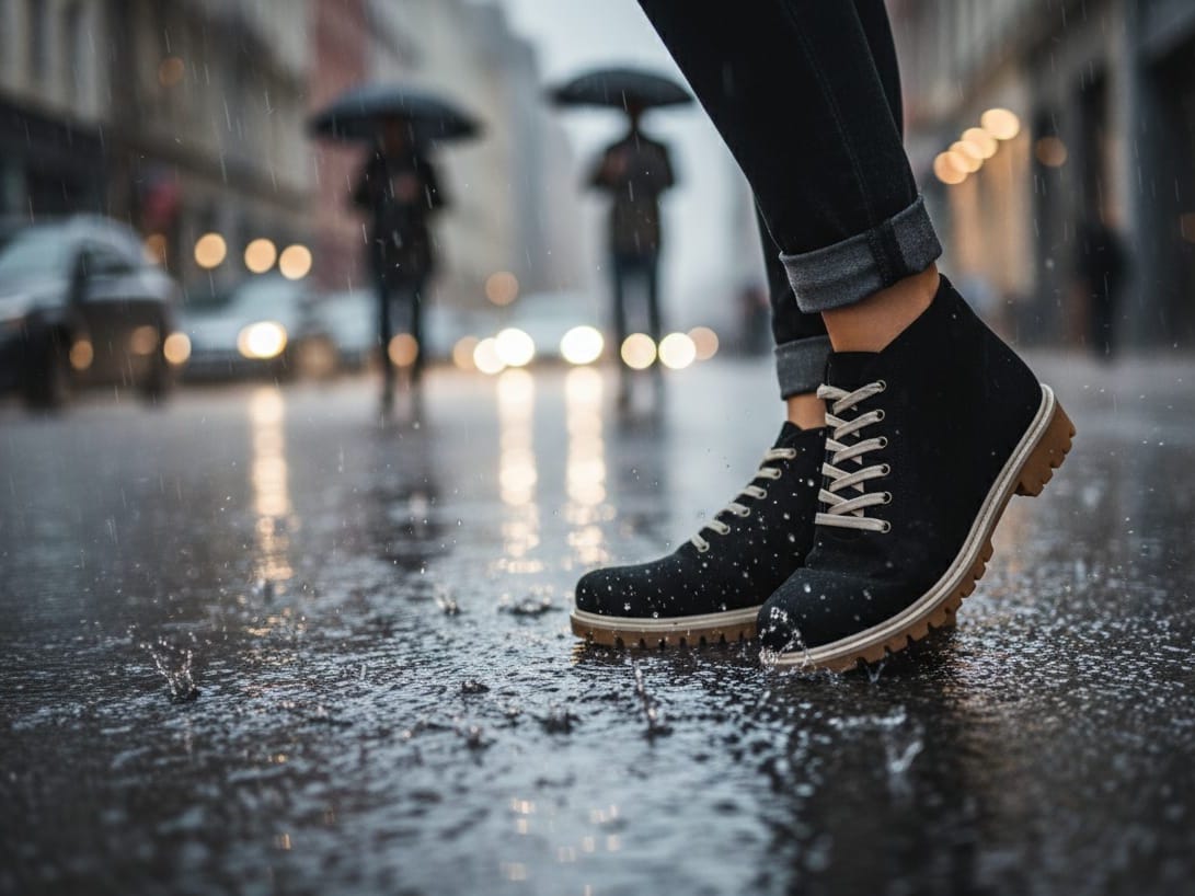 1001 Siyah Renkli Hakiki Deri Kışlık Bot