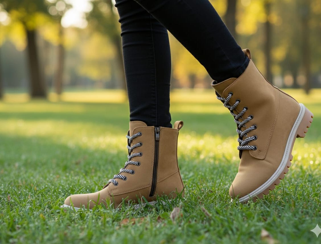 1004 Hardal Renkli Hakiki Deri Kışlık Bot