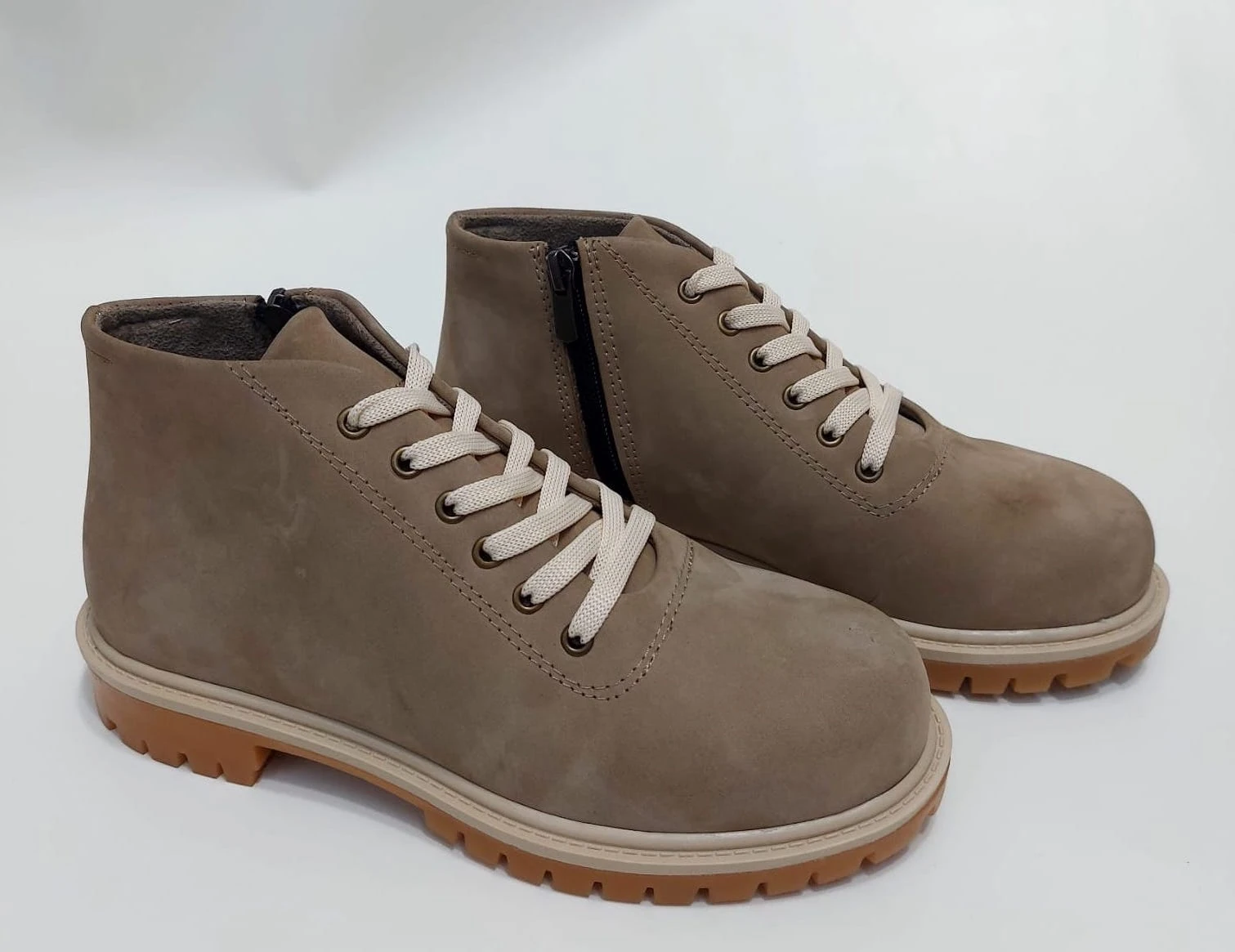 1005 Kahve Renkli Hakiki Deri Kışlık Bot