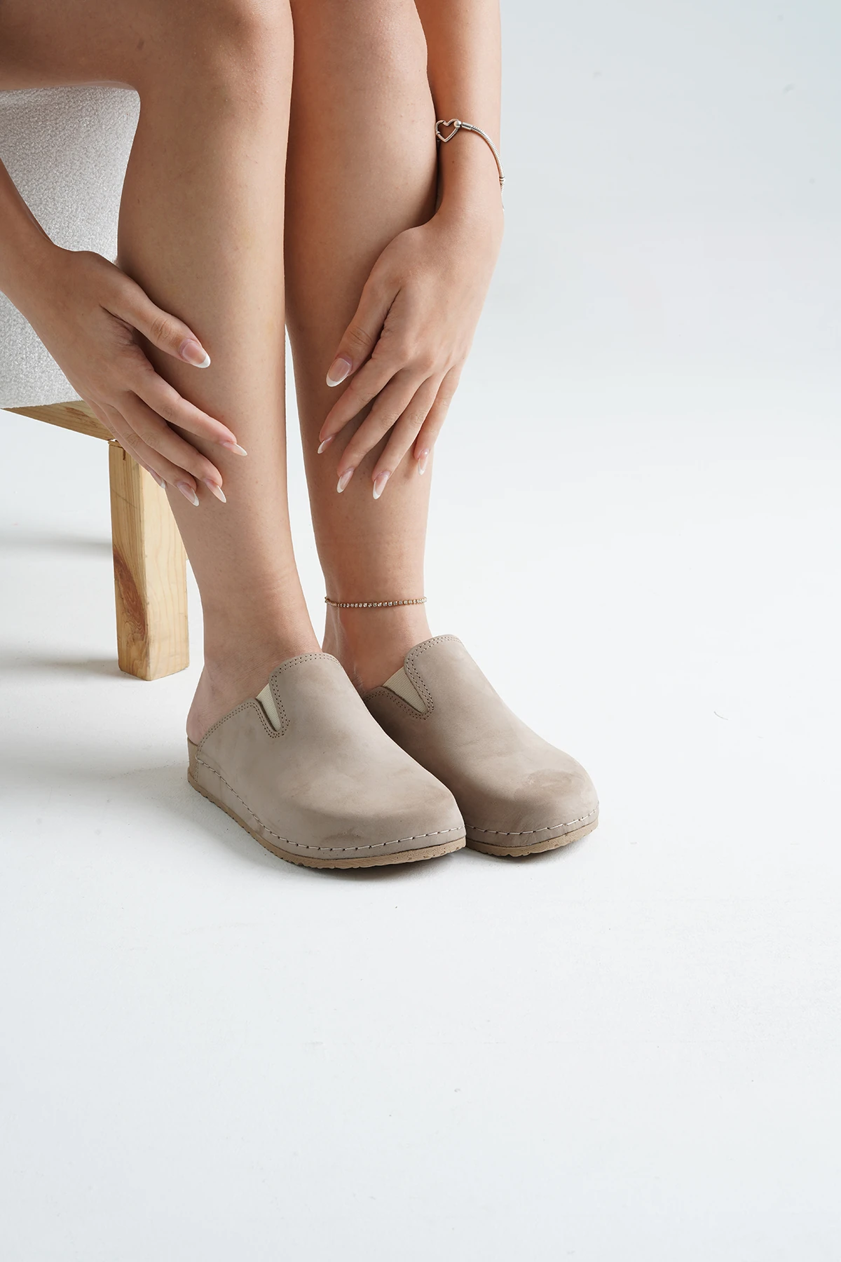 5206 Gri Renkli Hakiki Deri Sek Konfort Terlik