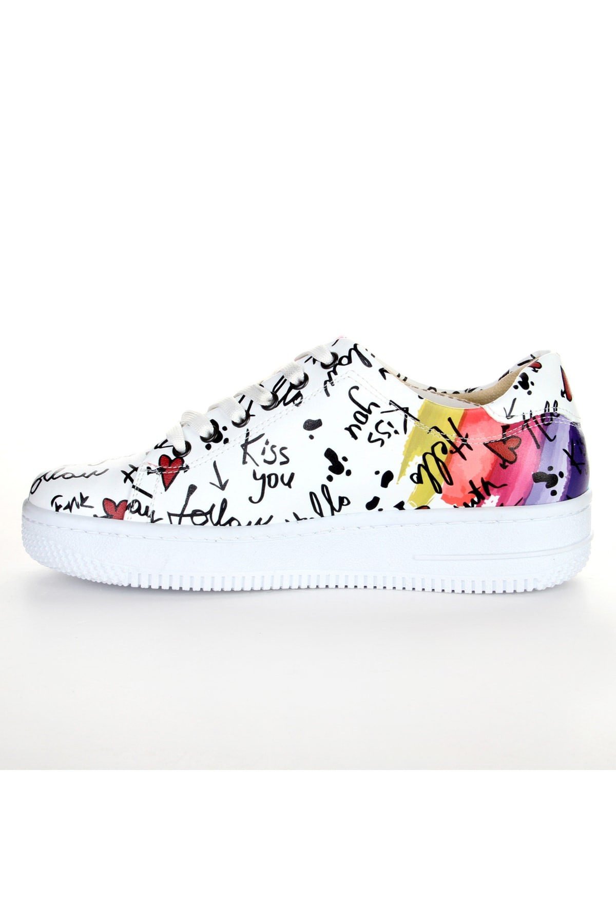7370 Hello Kiss You Desen Sneakers