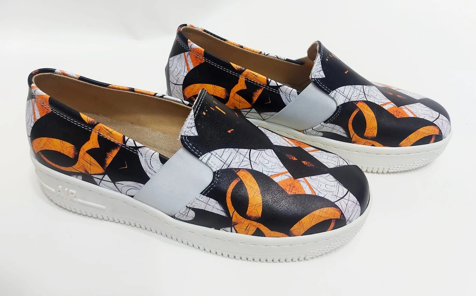 6283 Soyut Desenli Sneaker