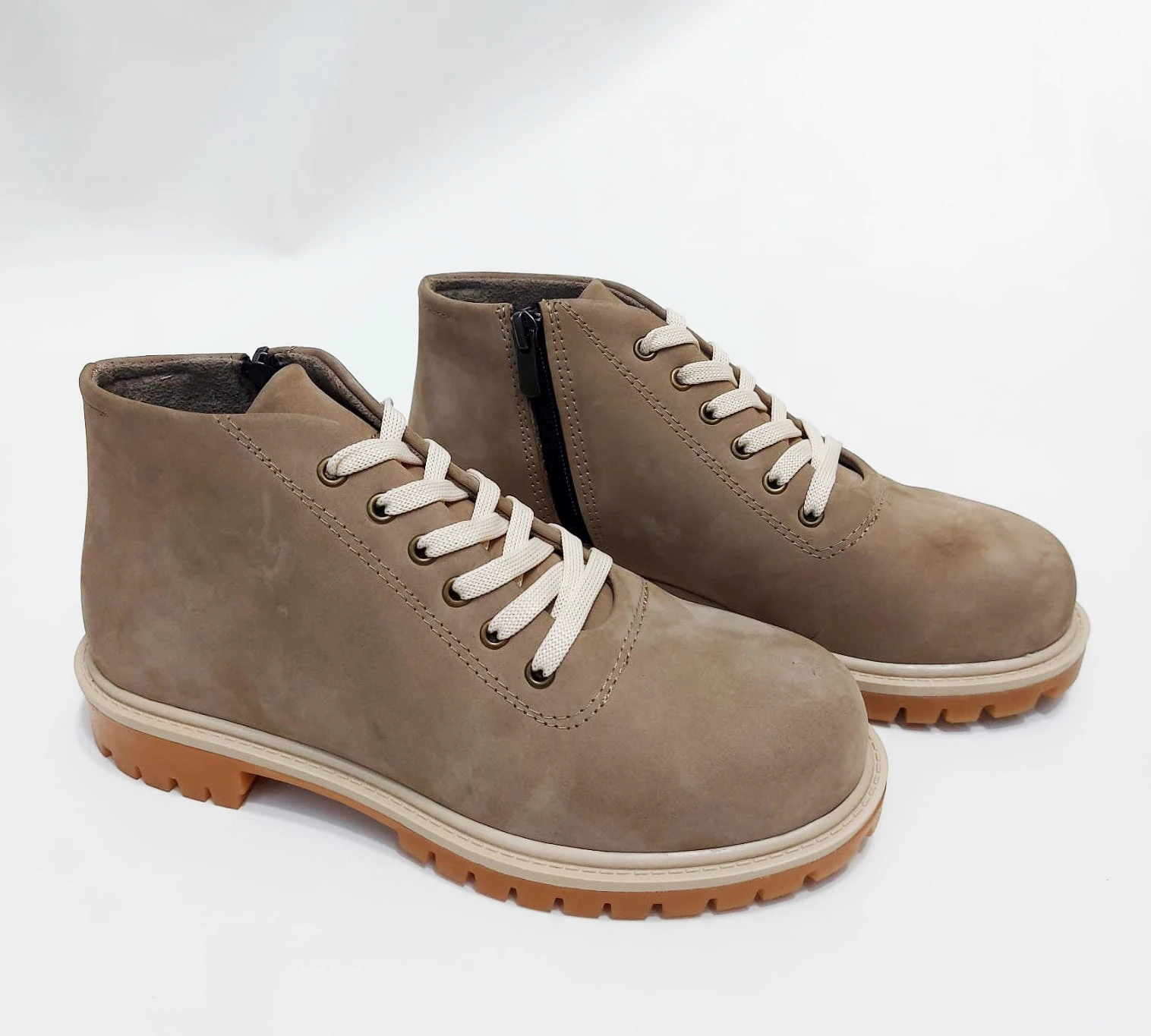 1005 Kahve Renkli Hakiki Deri Kışlık Bot