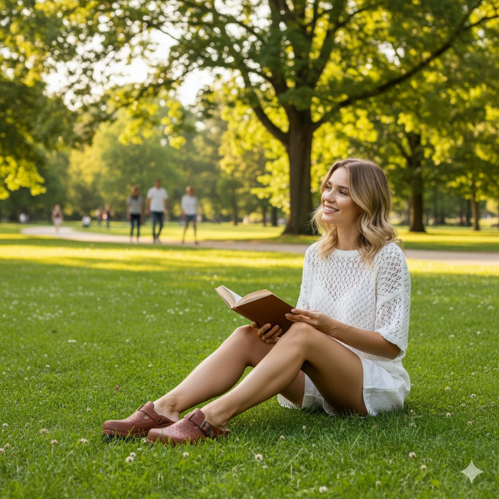 3209 Kahve Renkli Delikli Sek Anatomik Terlik