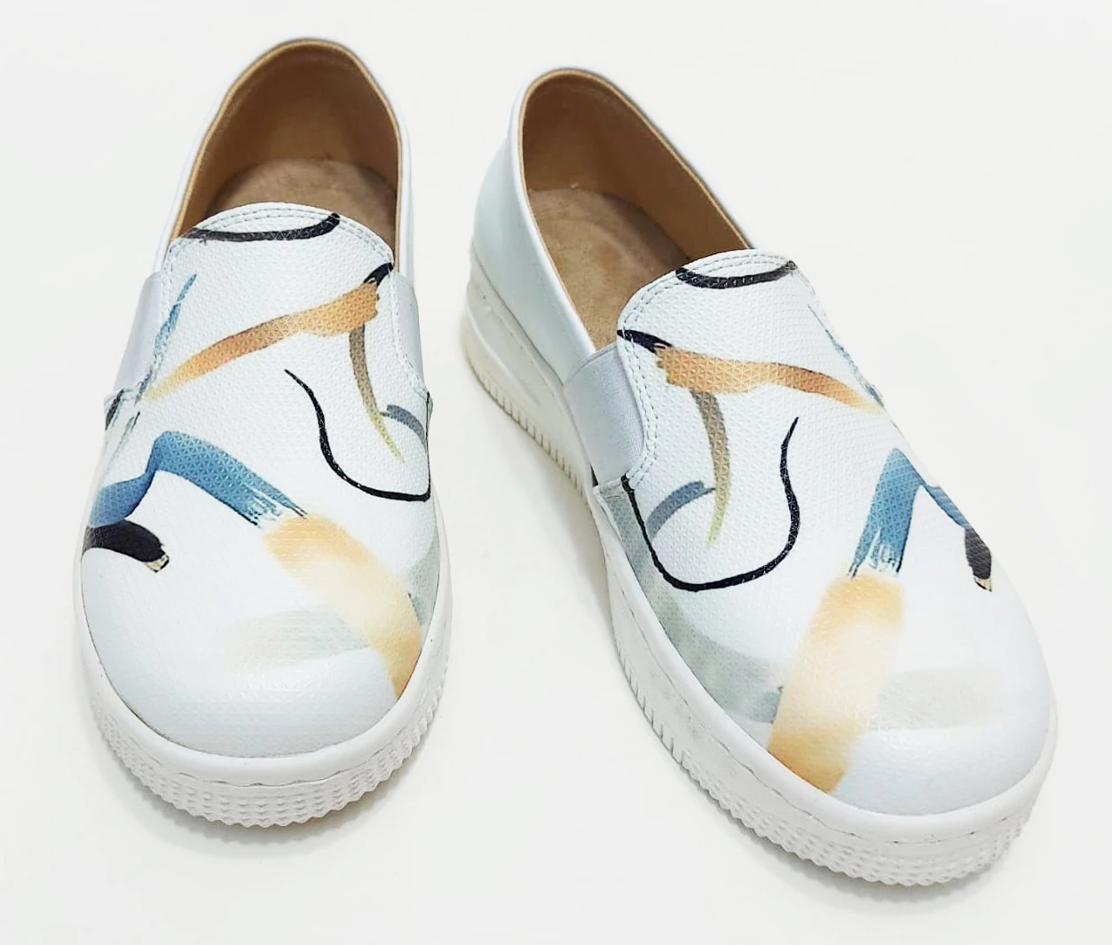 6281 Değişik Şekiller Baskılı Sneaker