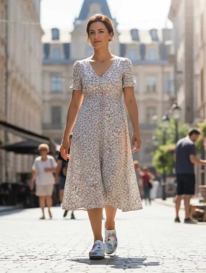 3207 Özel Seri Asil Kedi Baskılı Sek Anatomik Terlik