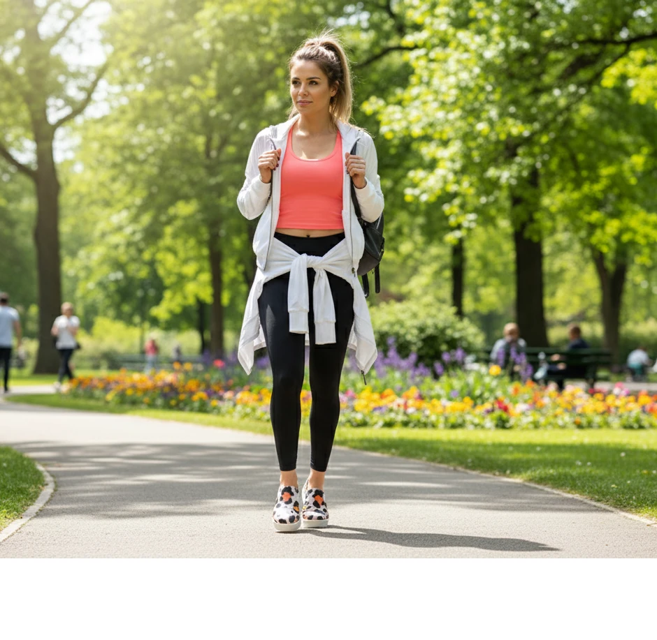 6274 Renkli Baskılı Sneaker