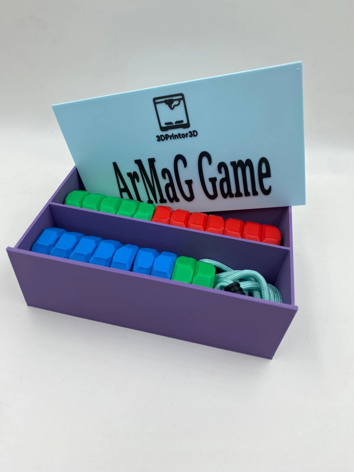 ArMaG Game – Manyetik Strateji ve Zekâ Oyunu 4*6 Bölmeli - 2*2 Küçük Boy Kutu