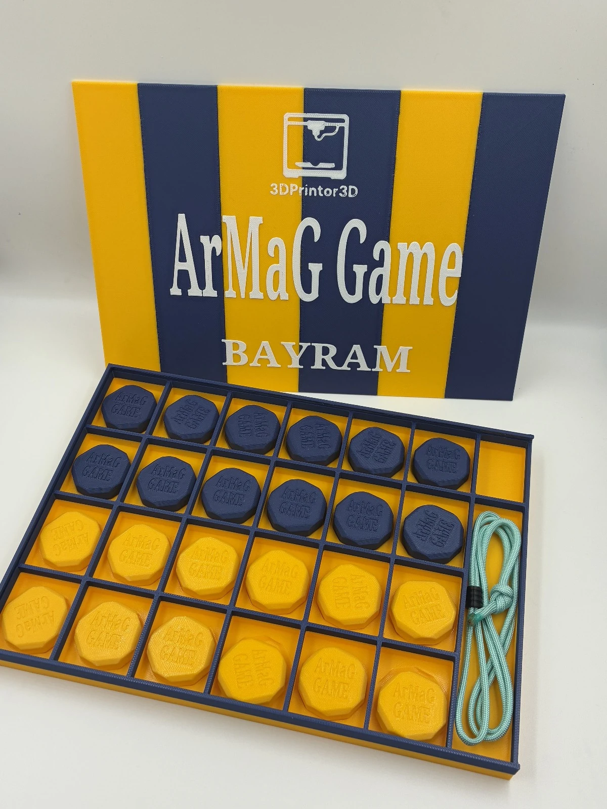 ArMaG Game – Manyetik Strateji ve Zekâ Oyunu 4*6 Bölmeli