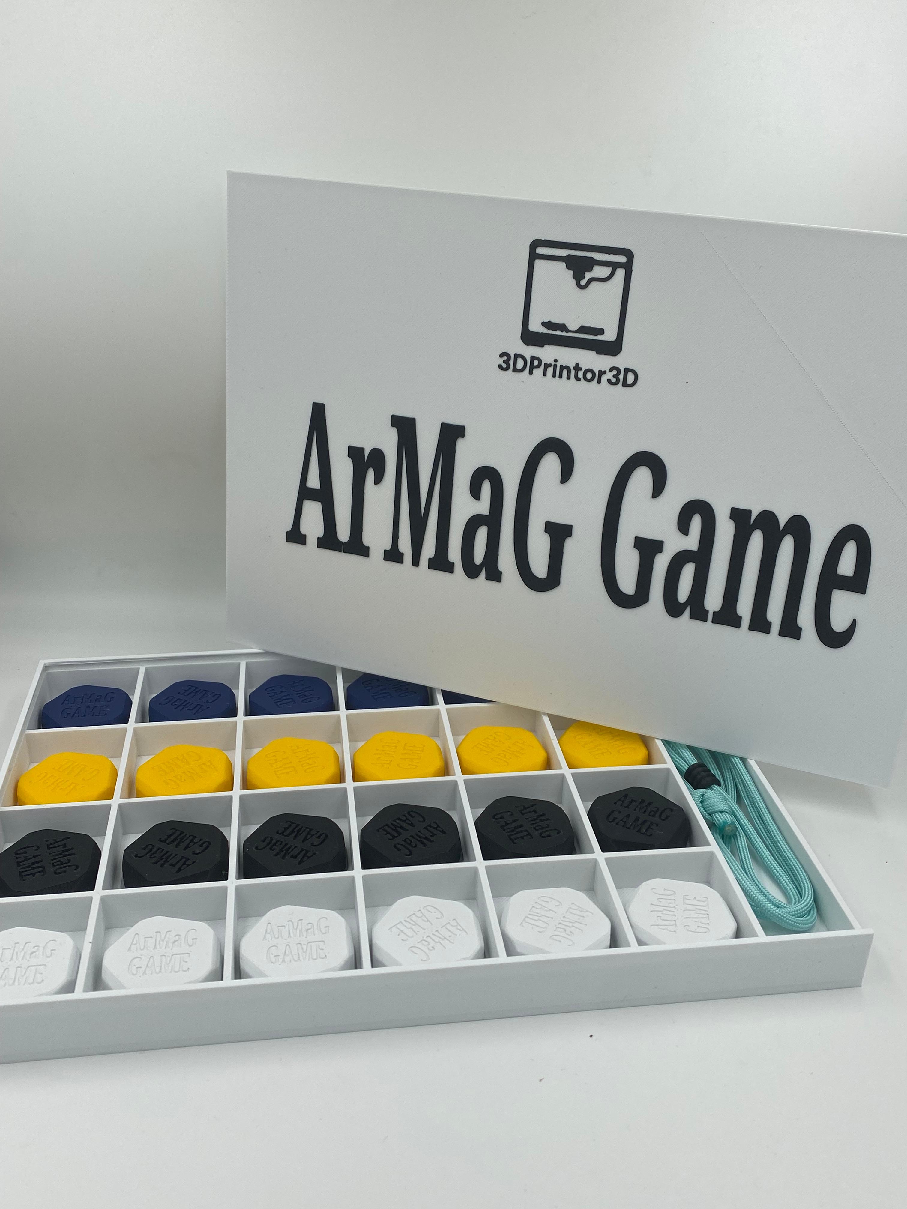 ArMaG Game – Manyetik Strateji ve Zekâ Oyunu 4*6 Bölmeli