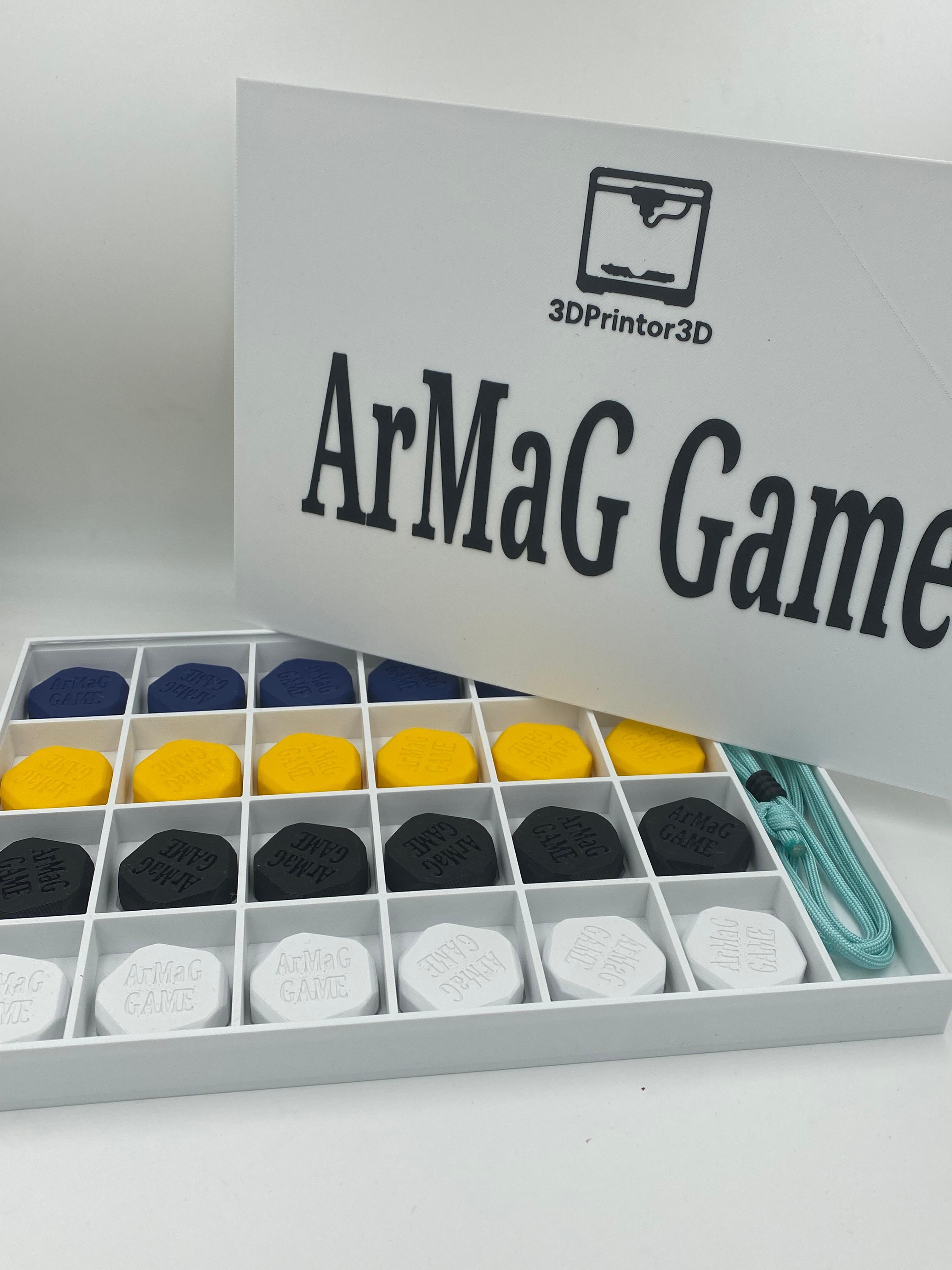 ArMaG Game – Manyetik Strateji ve Zekâ Oyunu 4*6 Bölmeli