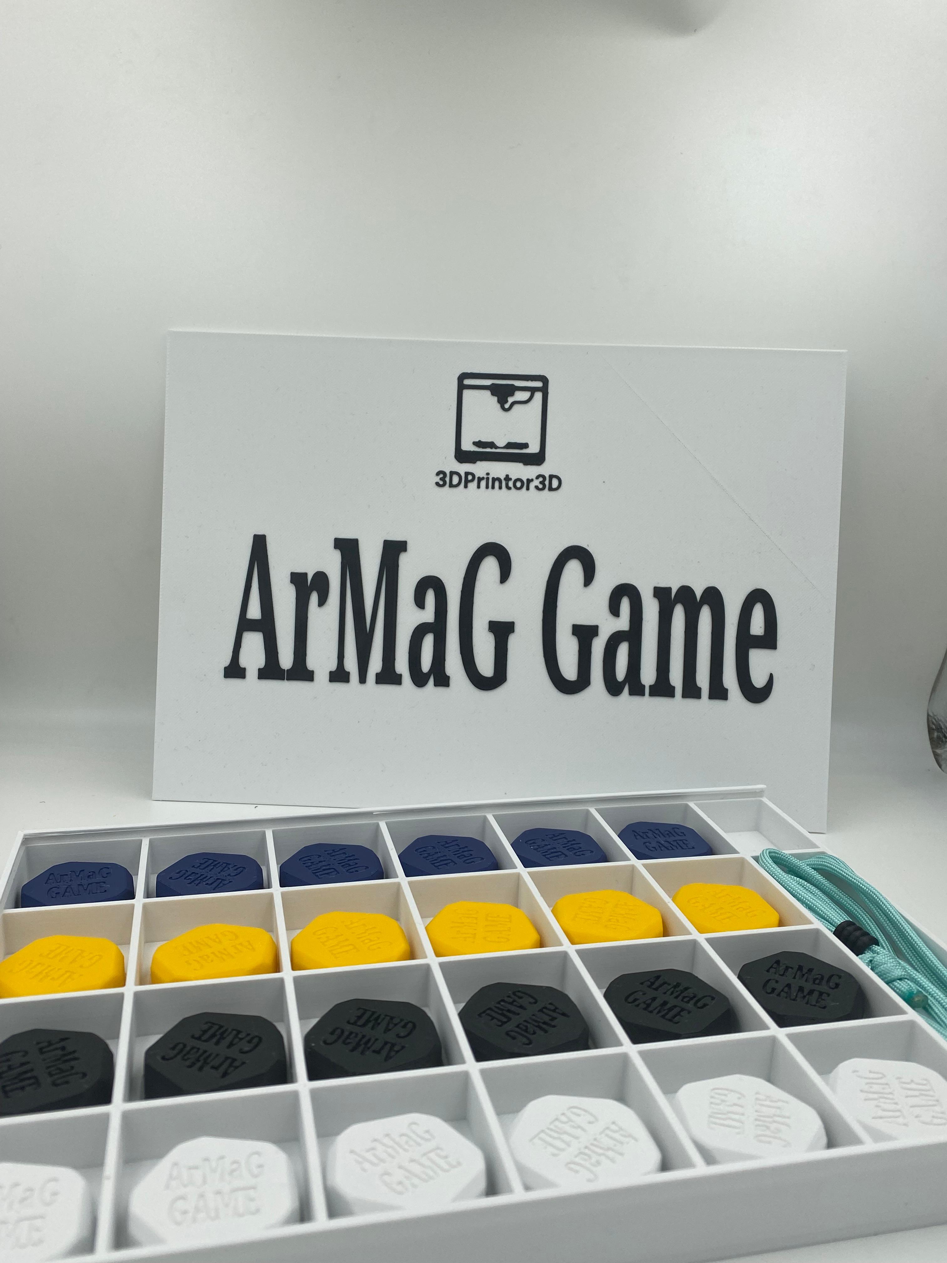 ArMaG Game – Manyetik Strateji ve Zekâ Oyunu 4*6 Bölmeli