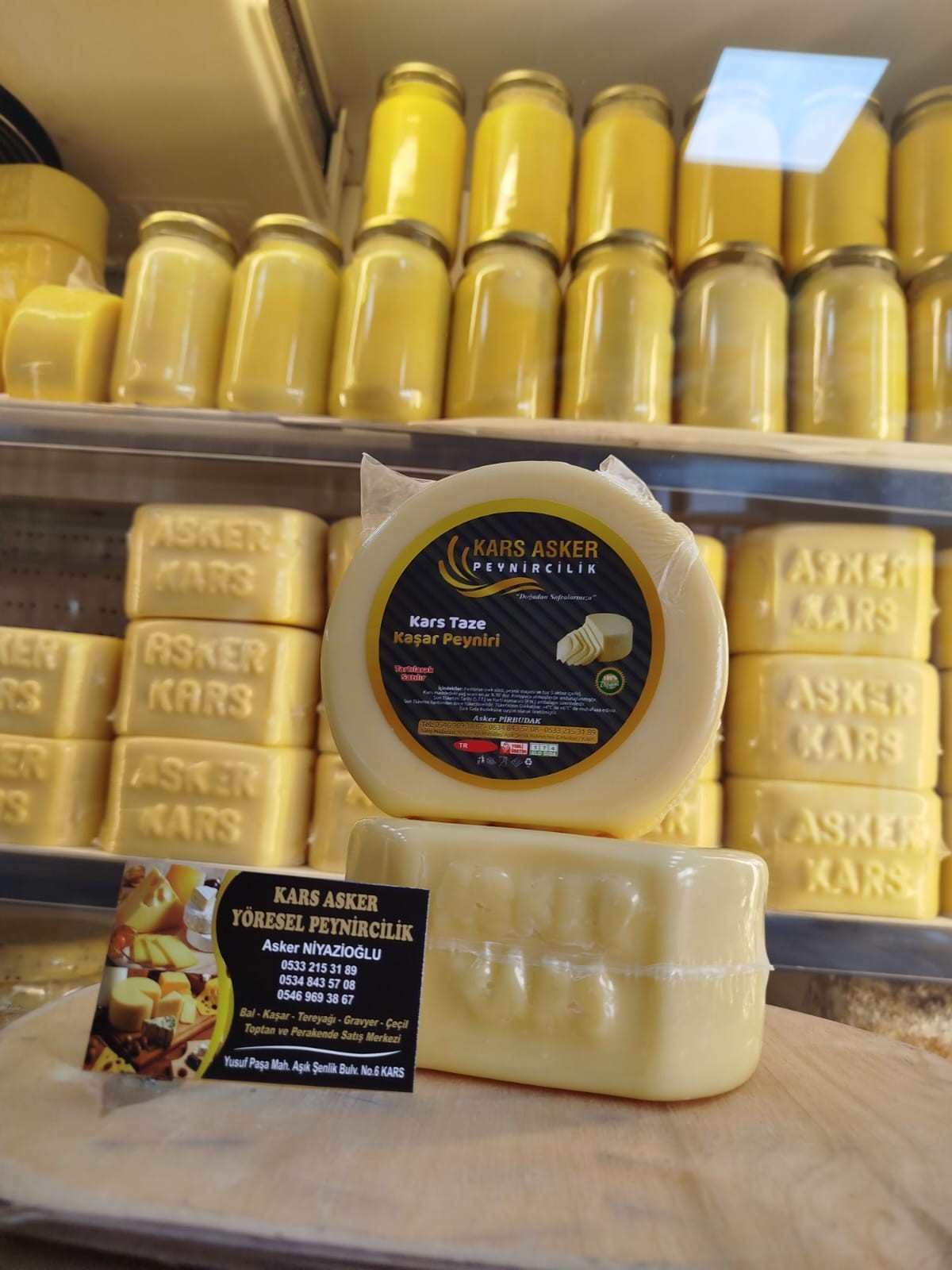Kars Taze Kaşar Peyniri 1 kg