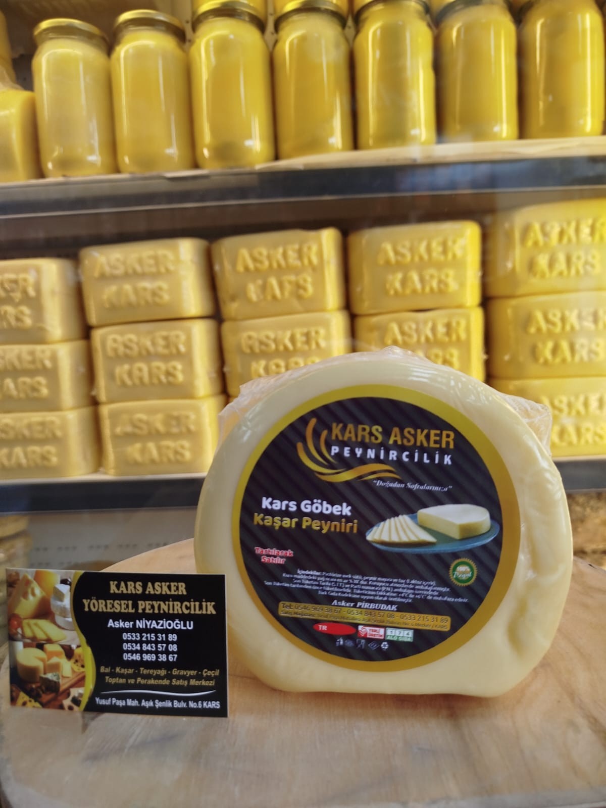 Kars Malakan Göbek Kaşar Peyniri -500 gr