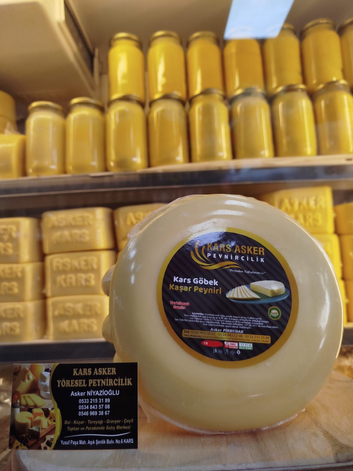 Kars Malakan Göbek Kaşar 1kg