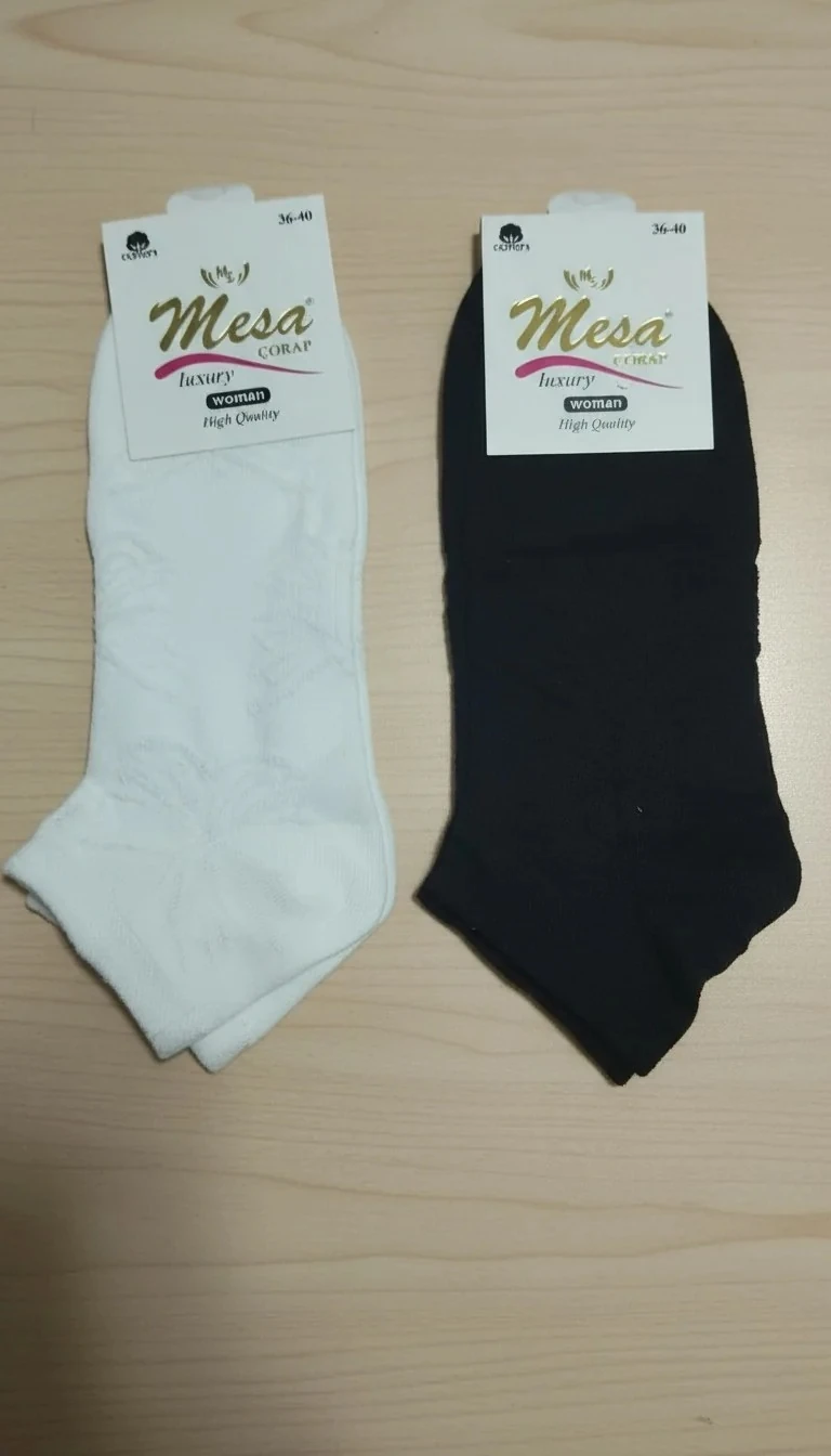 Bayan Penye Mevsimlik Patik Çorap 12'li Paket