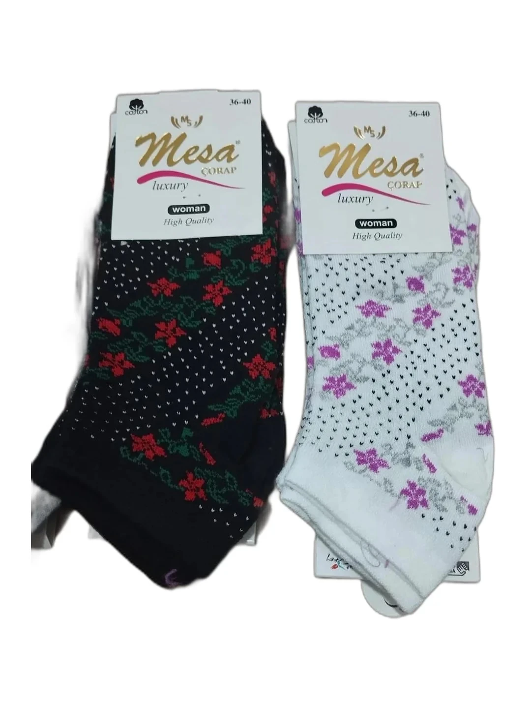 Bayan Penye Mevsimlik Patik Çorap 12'li Paket